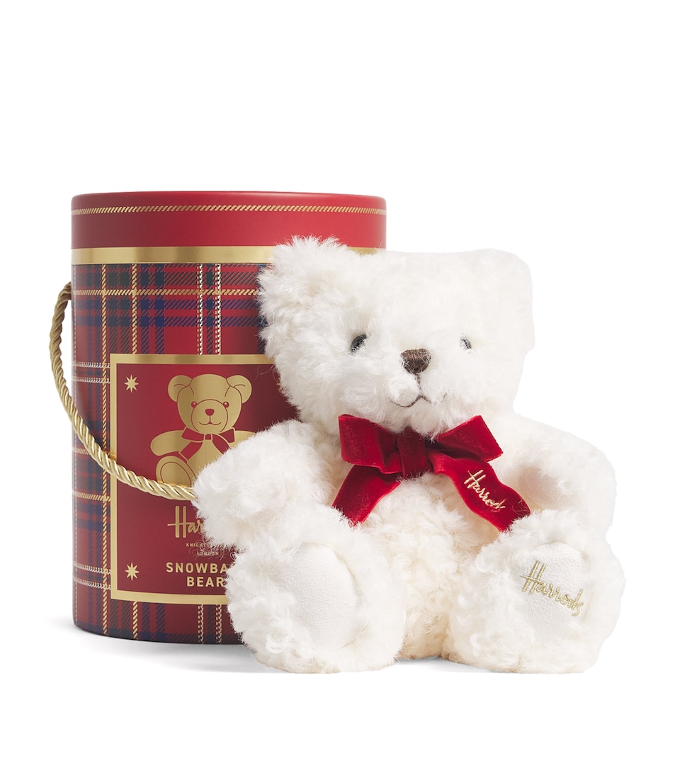 Harrods Snowball Tub Bear (17cm) Brown