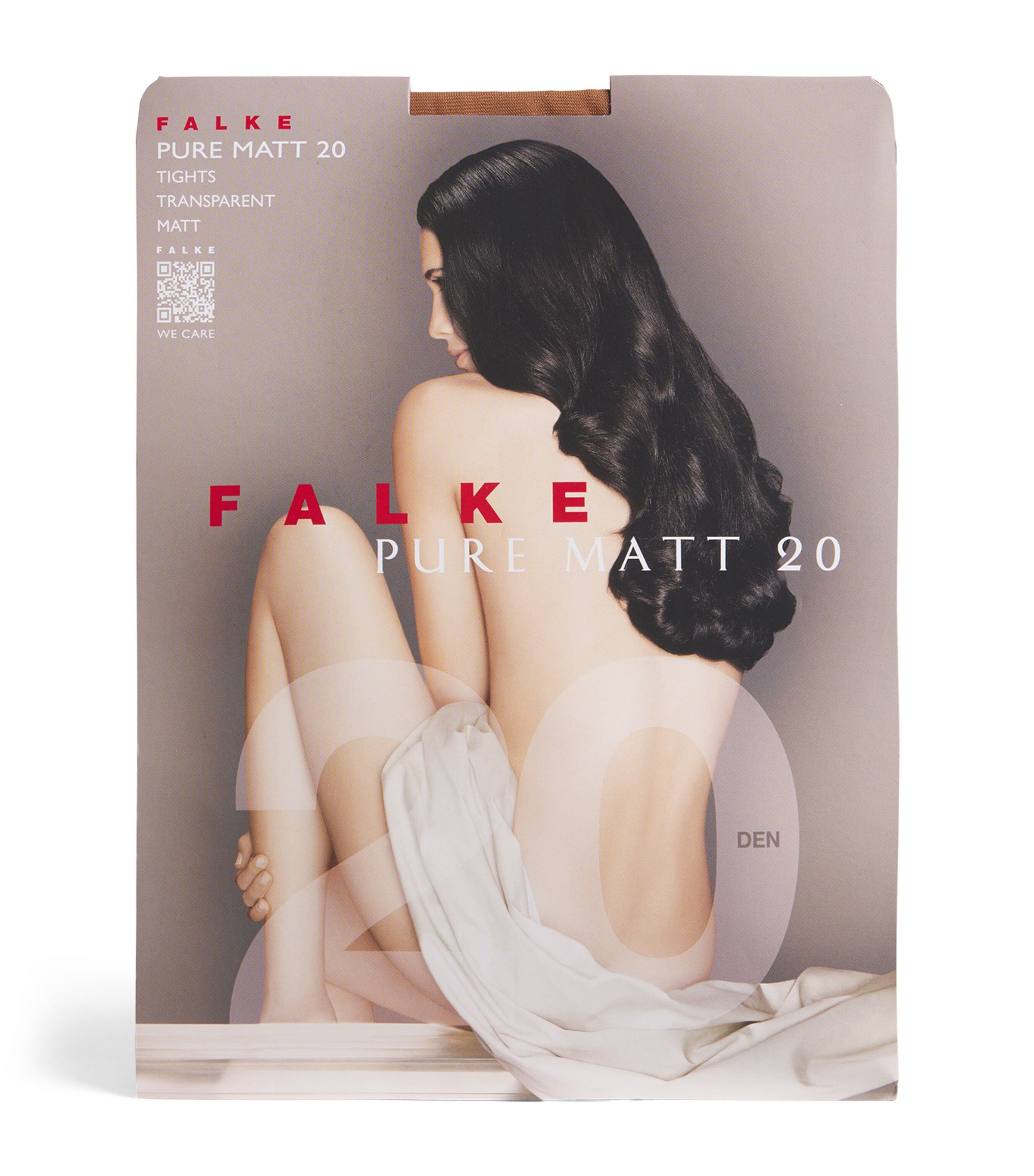 Falke Womens Pure Matt 20 Tights Noisette