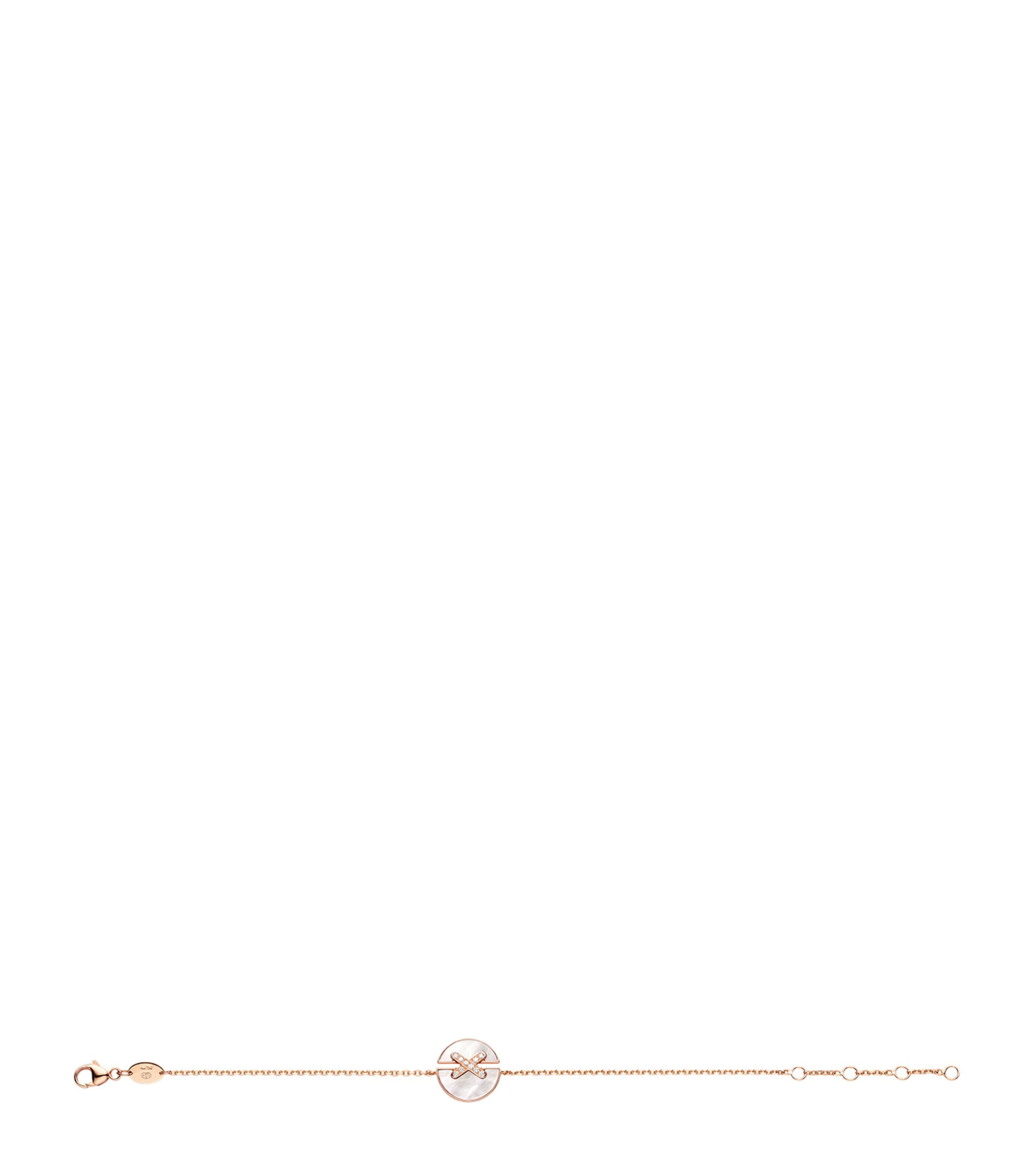Rose Gold, Mother-of-Pearl and Diamond Harmony Bracelet