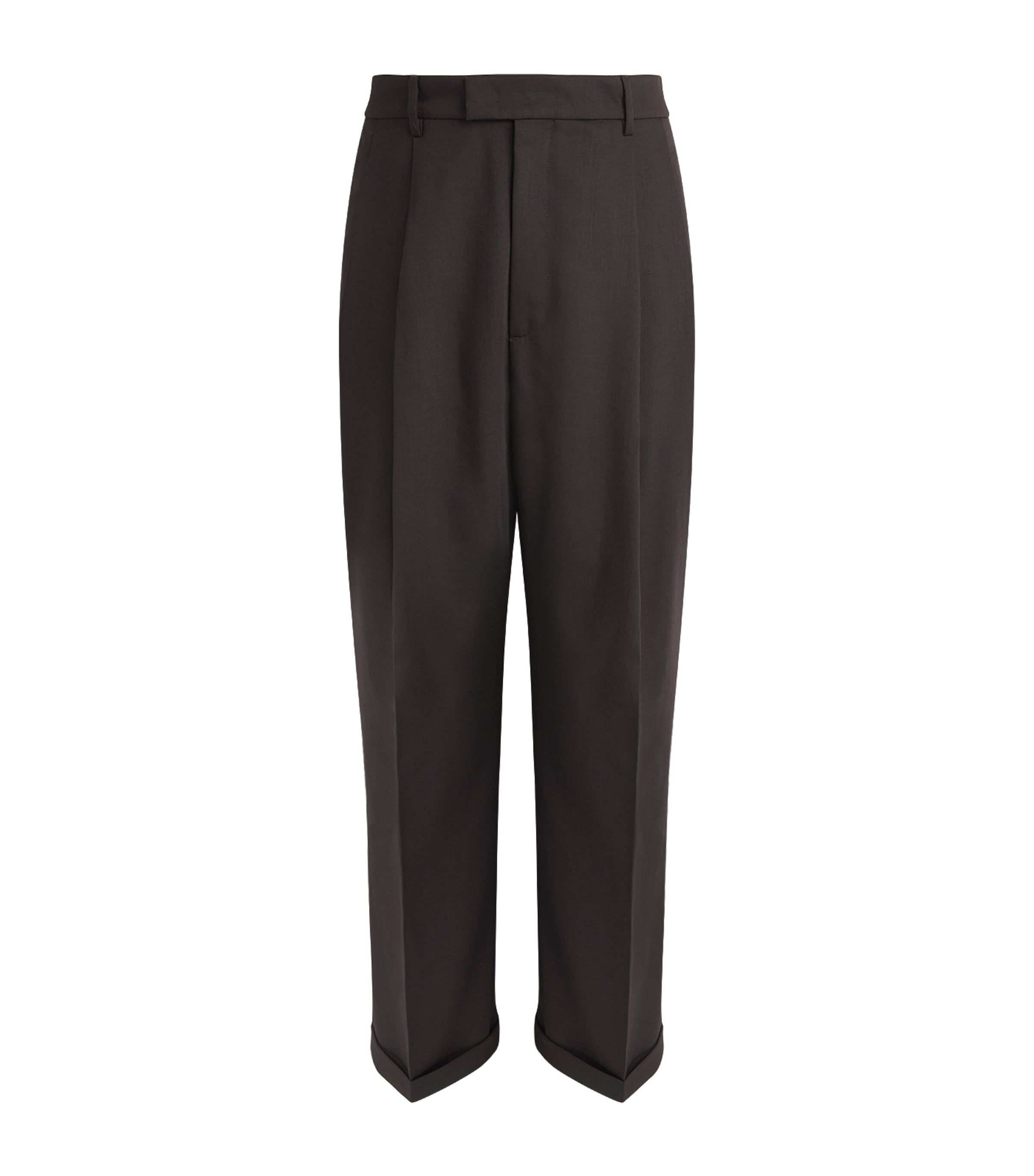 Barena Mens Virgin Wool Pleated Trousers Bruno