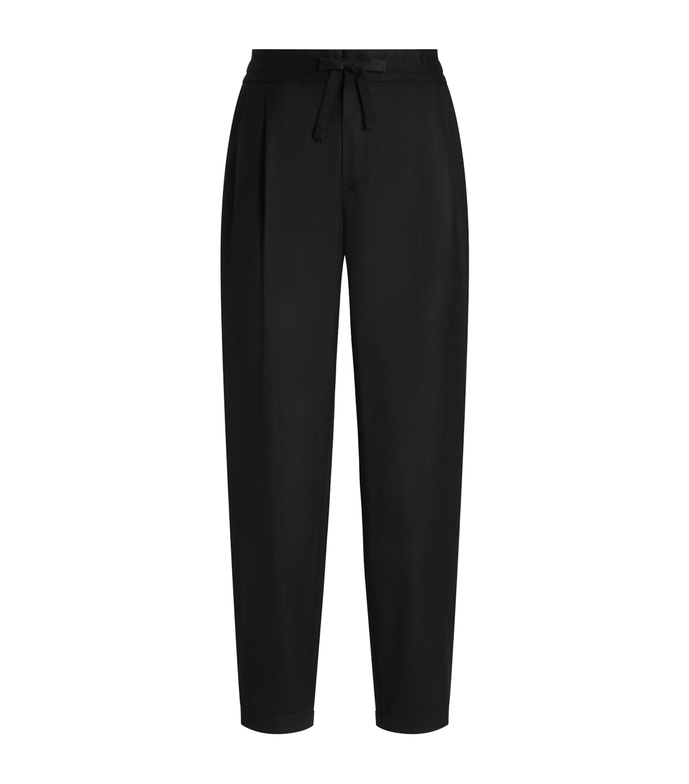 Virgin Wool-Cotton Trousers