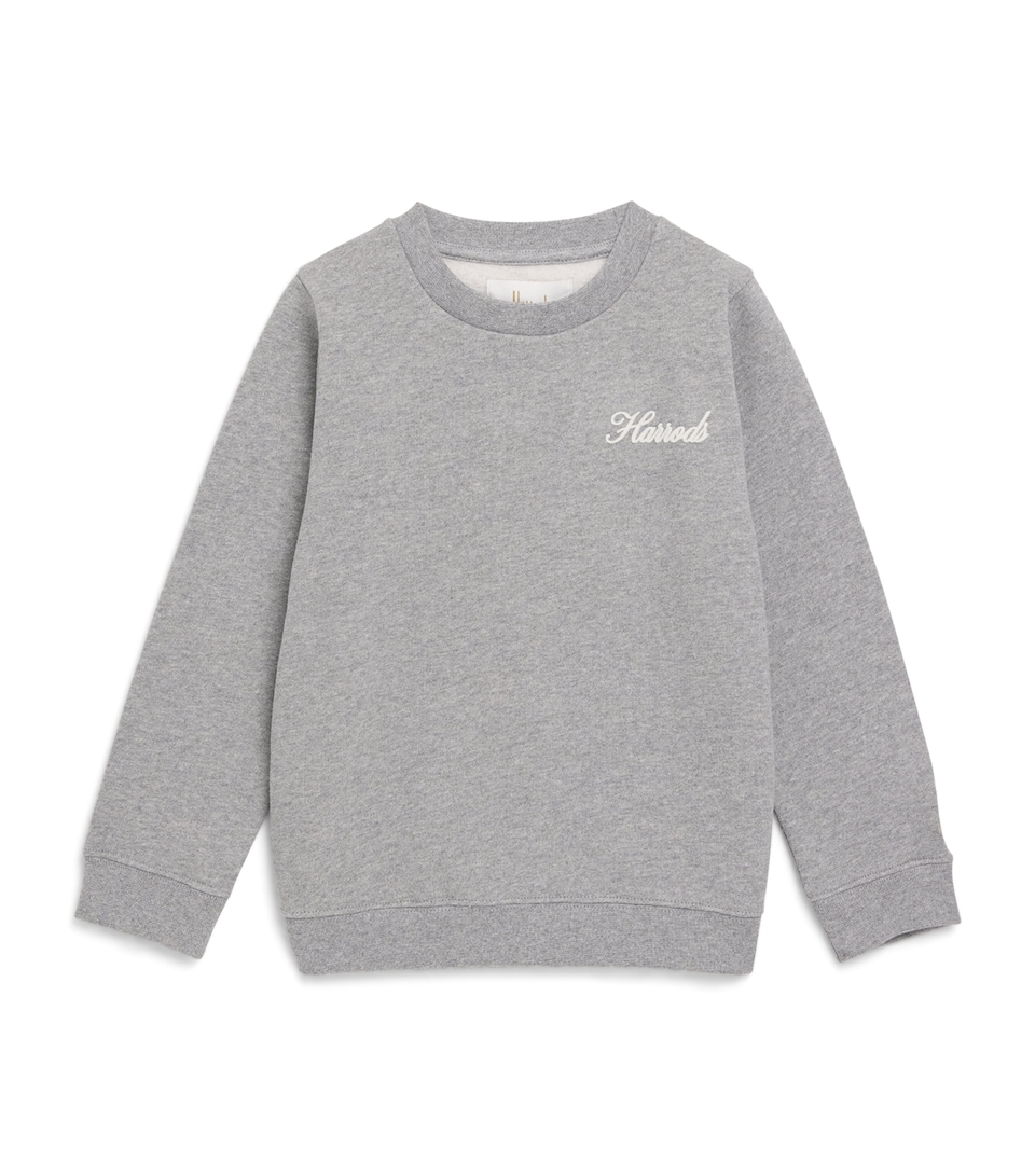Cotton Jersey Flocked Logo Sweatshirt (9-14 Years)