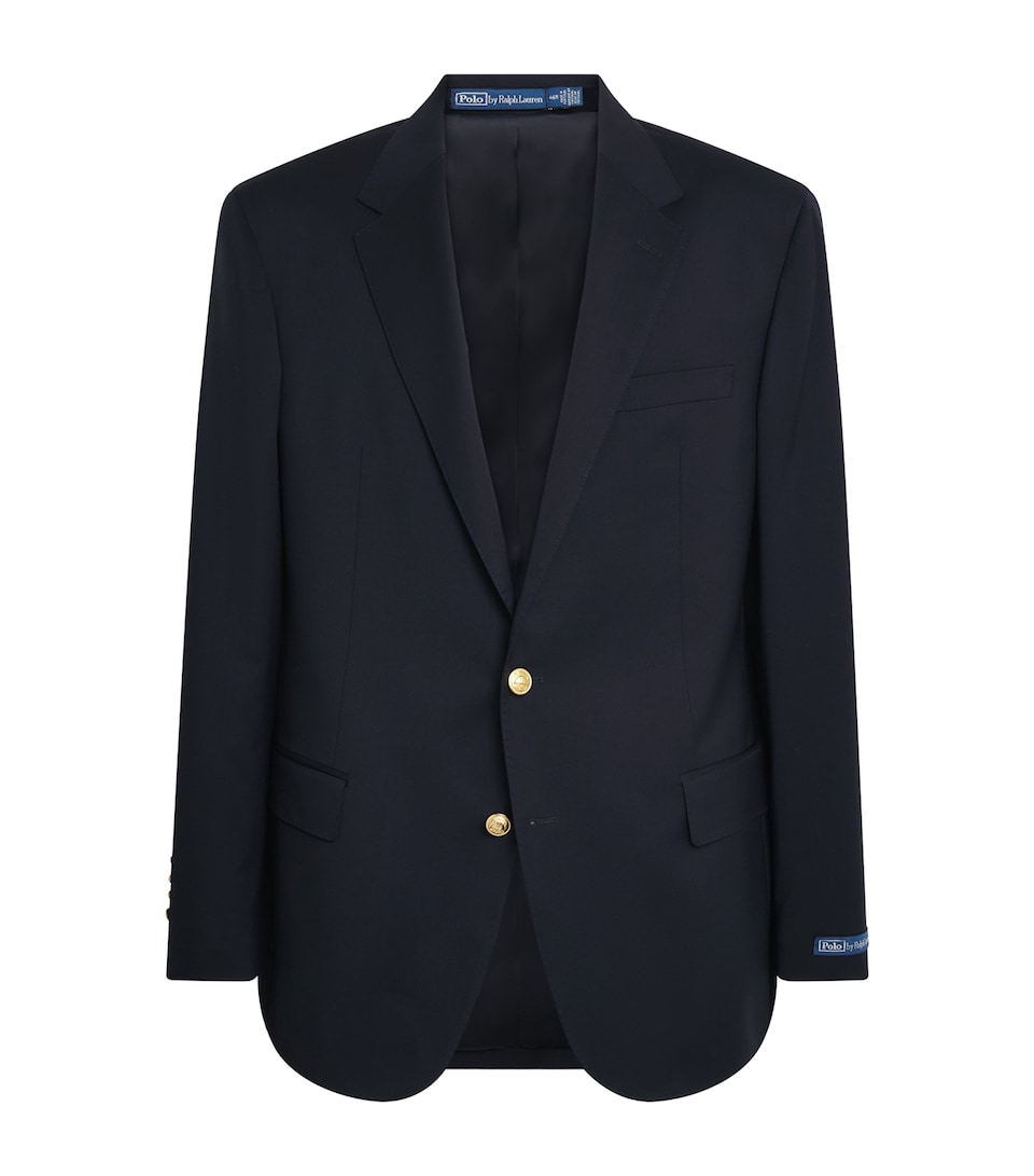 Polo Ralph Lauren Mens Wool Doeskin Blazer Classic Navy