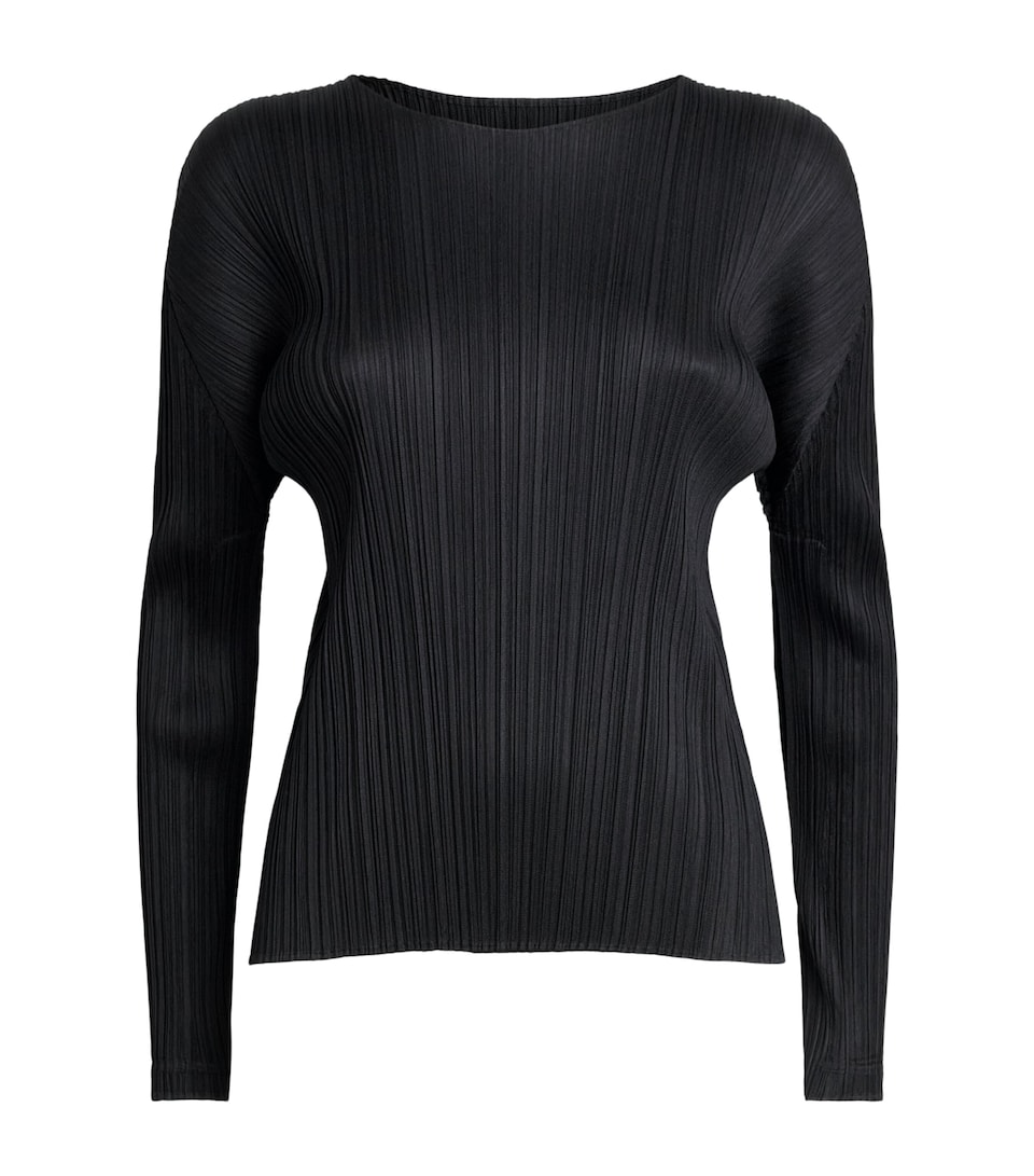 Pleats Please Issey Miyake Womens Monthly Colors February Top Black