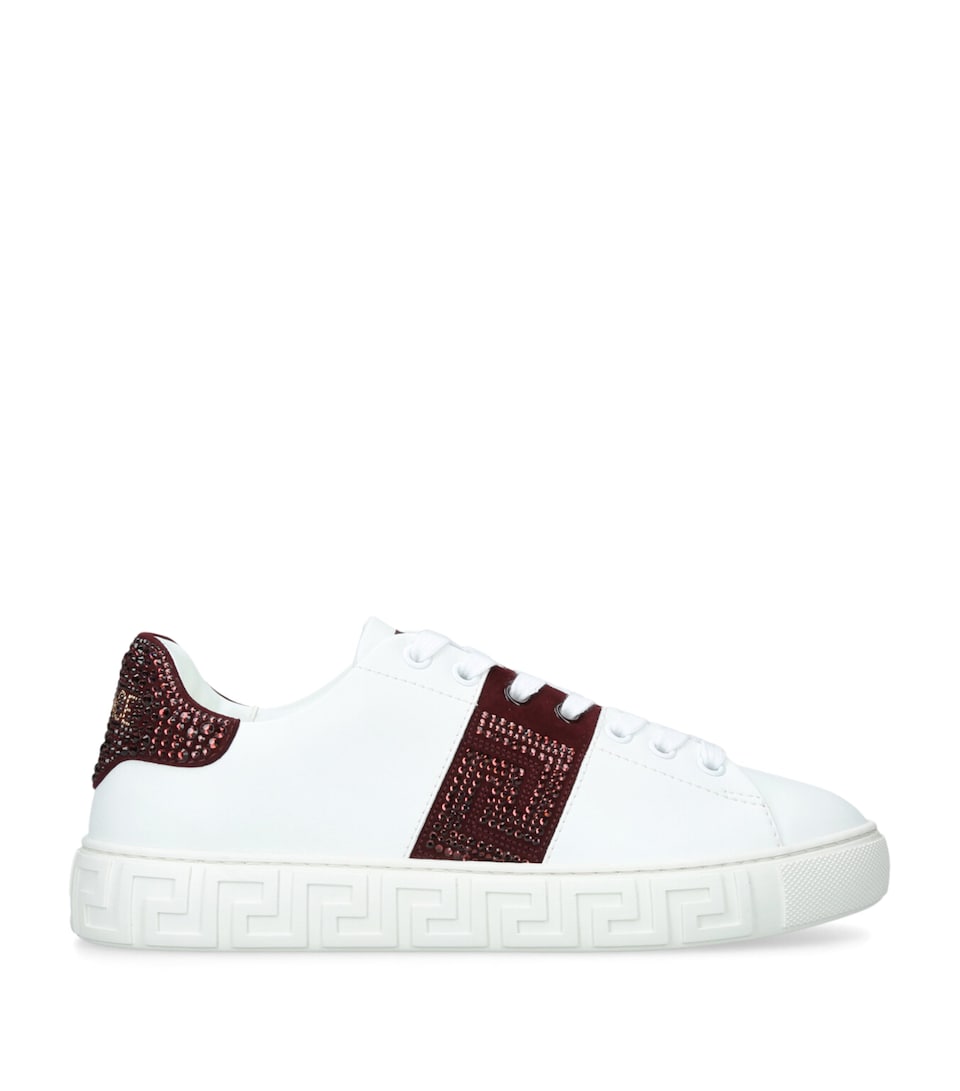 Embellished Greca Sneakers