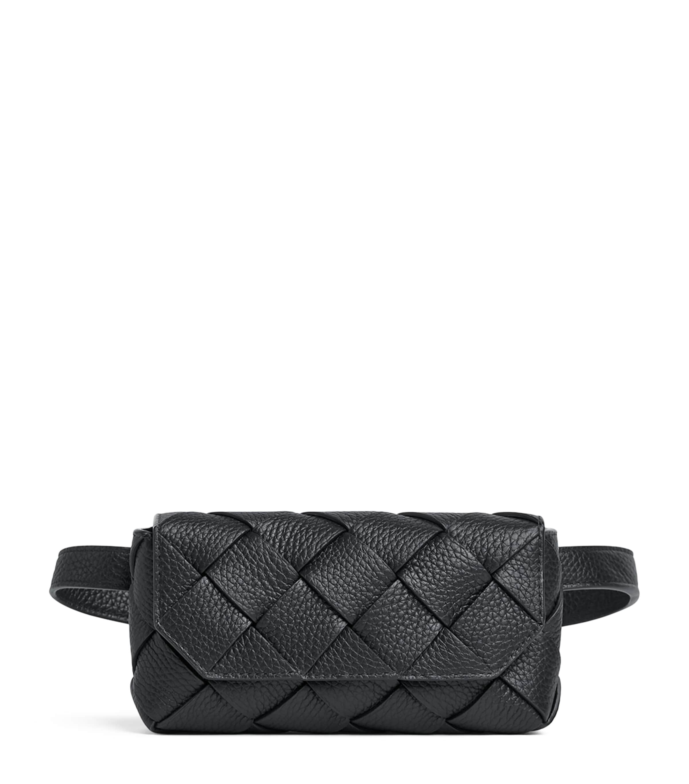 Leather Diago Belt Bag