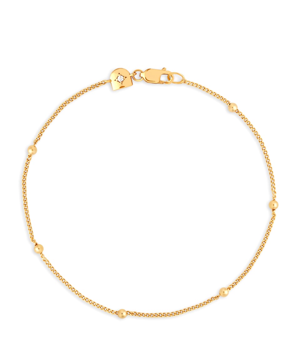 Gold-Plated Essential Beaded Chain Bracelet