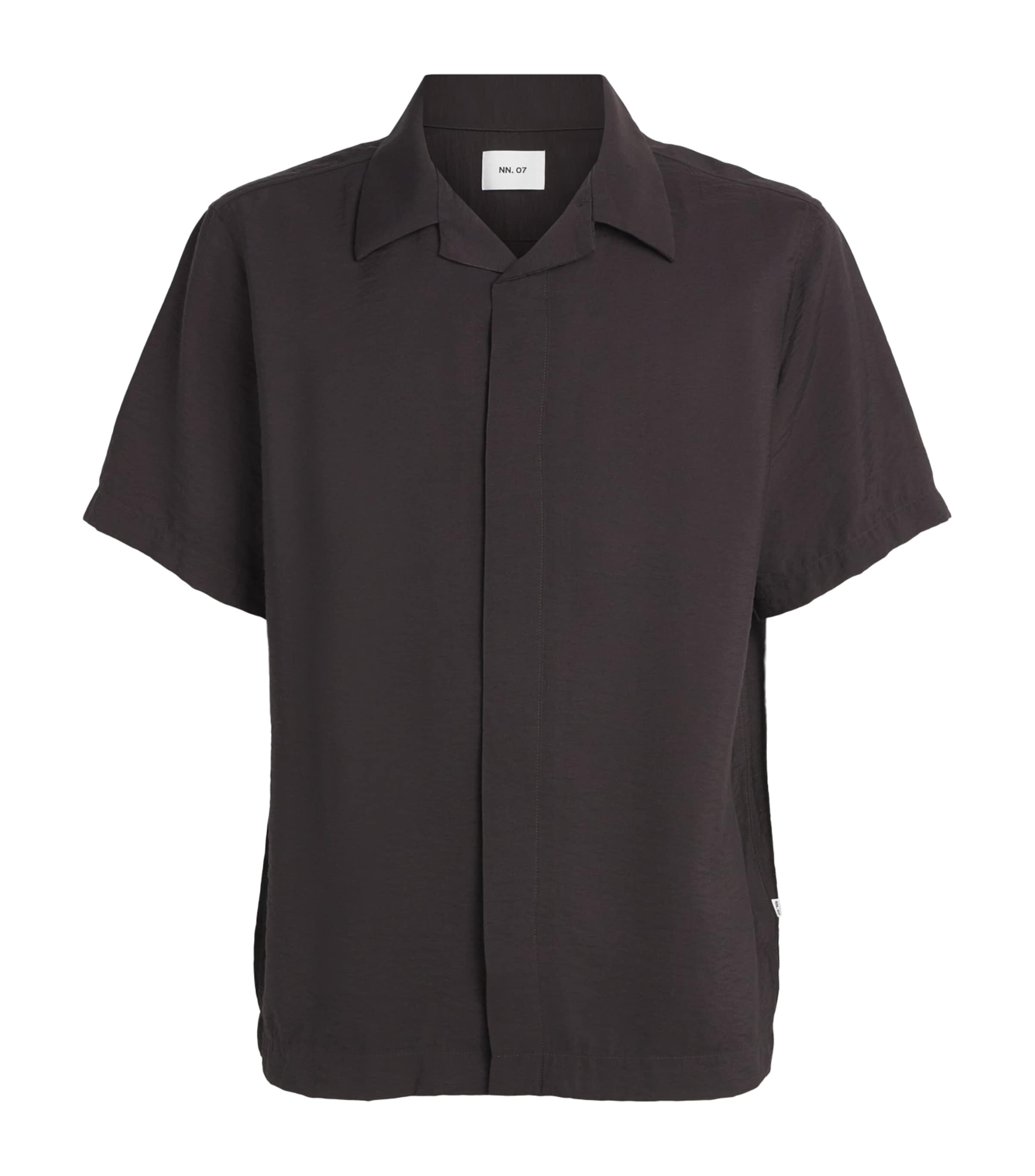 NN.07 Mens Notched-Collar Hank Shirt Dusky Port