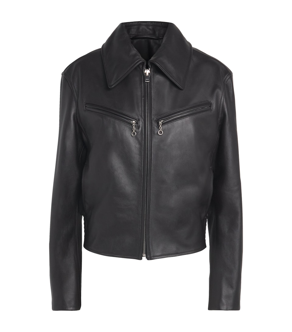 Boxy Leather Jacket