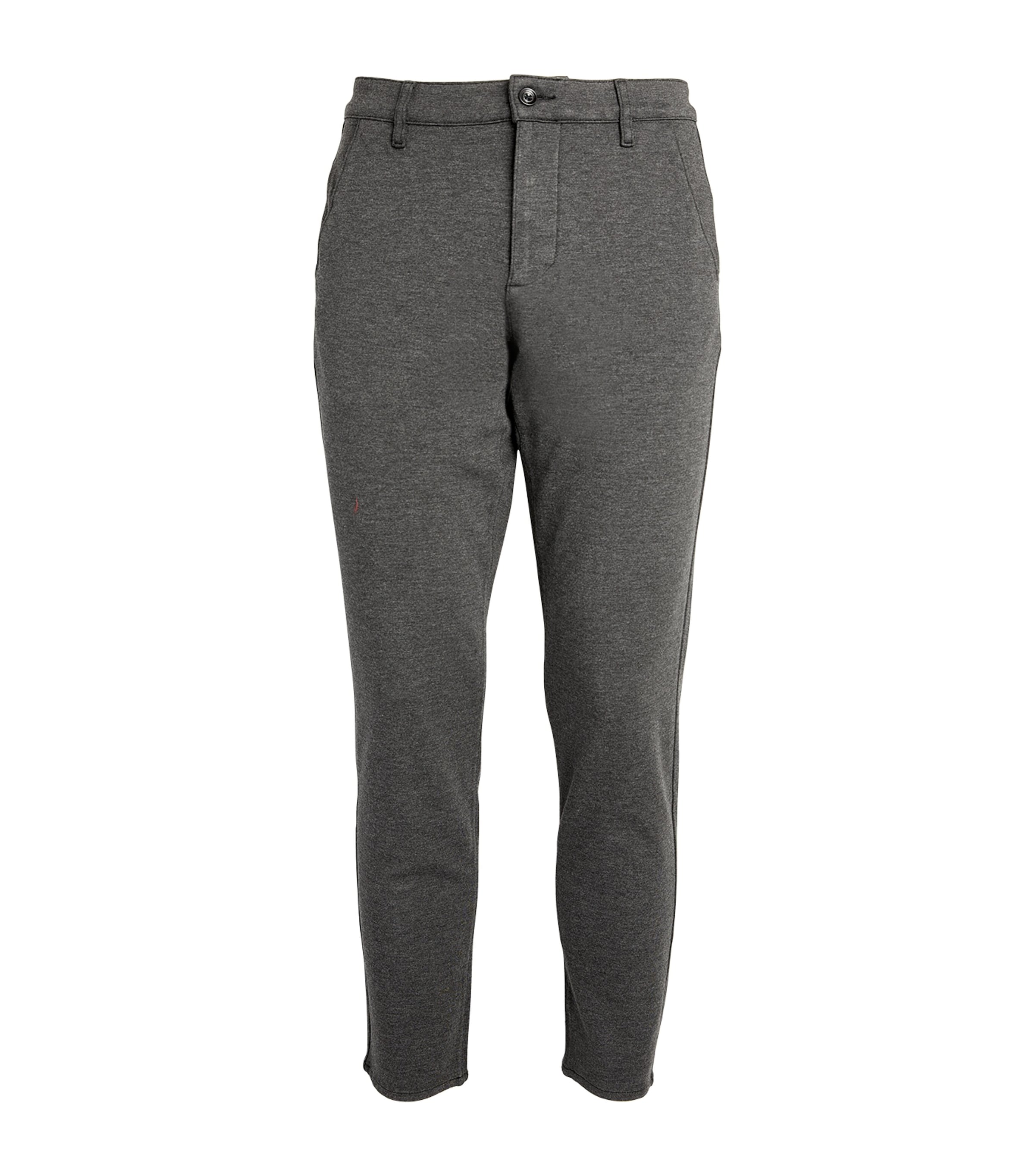 7 For All Mankind Mens Double-Knit Travel Chinos Grey
