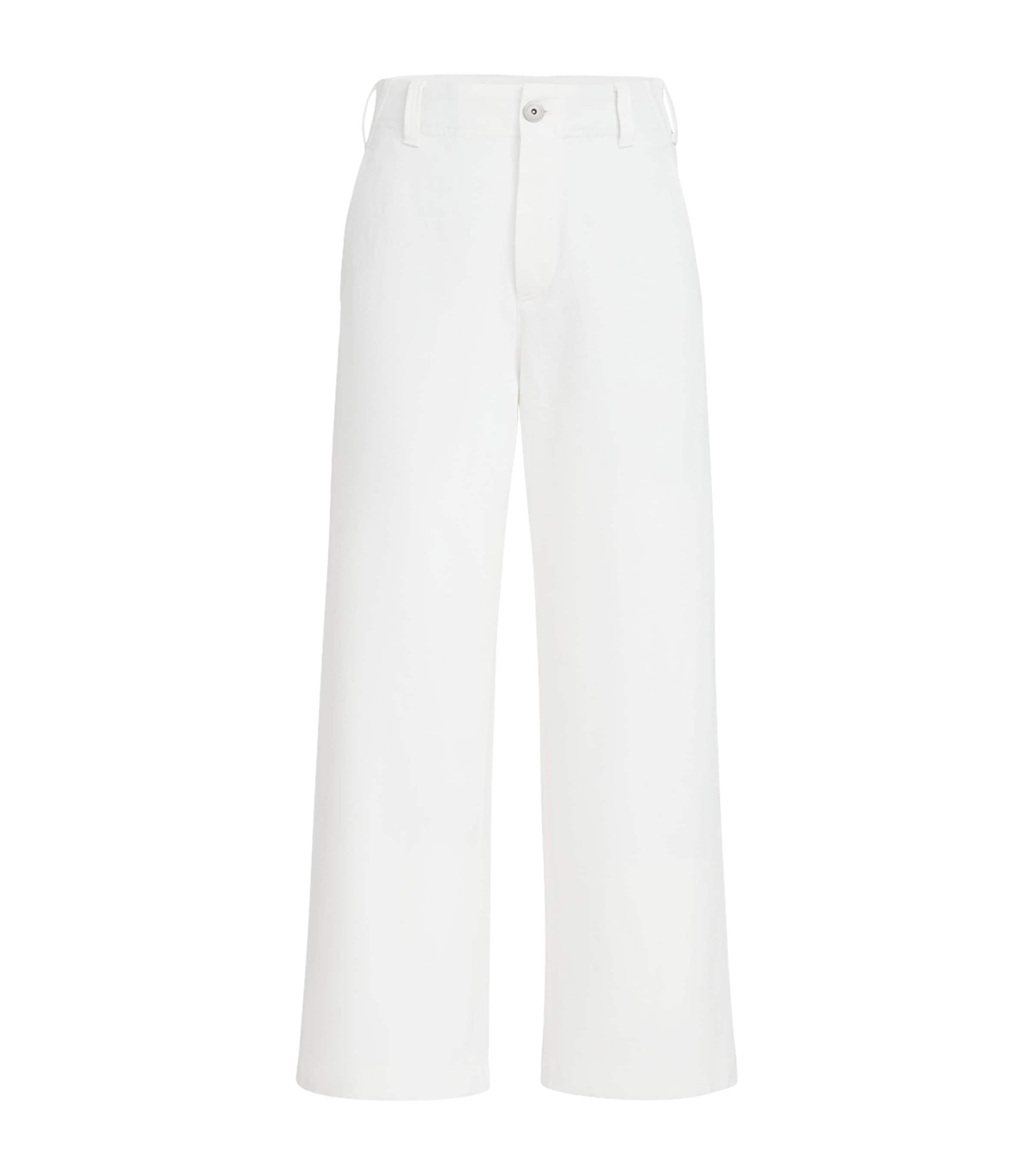 Cotton-Linen Gabardine Chinos