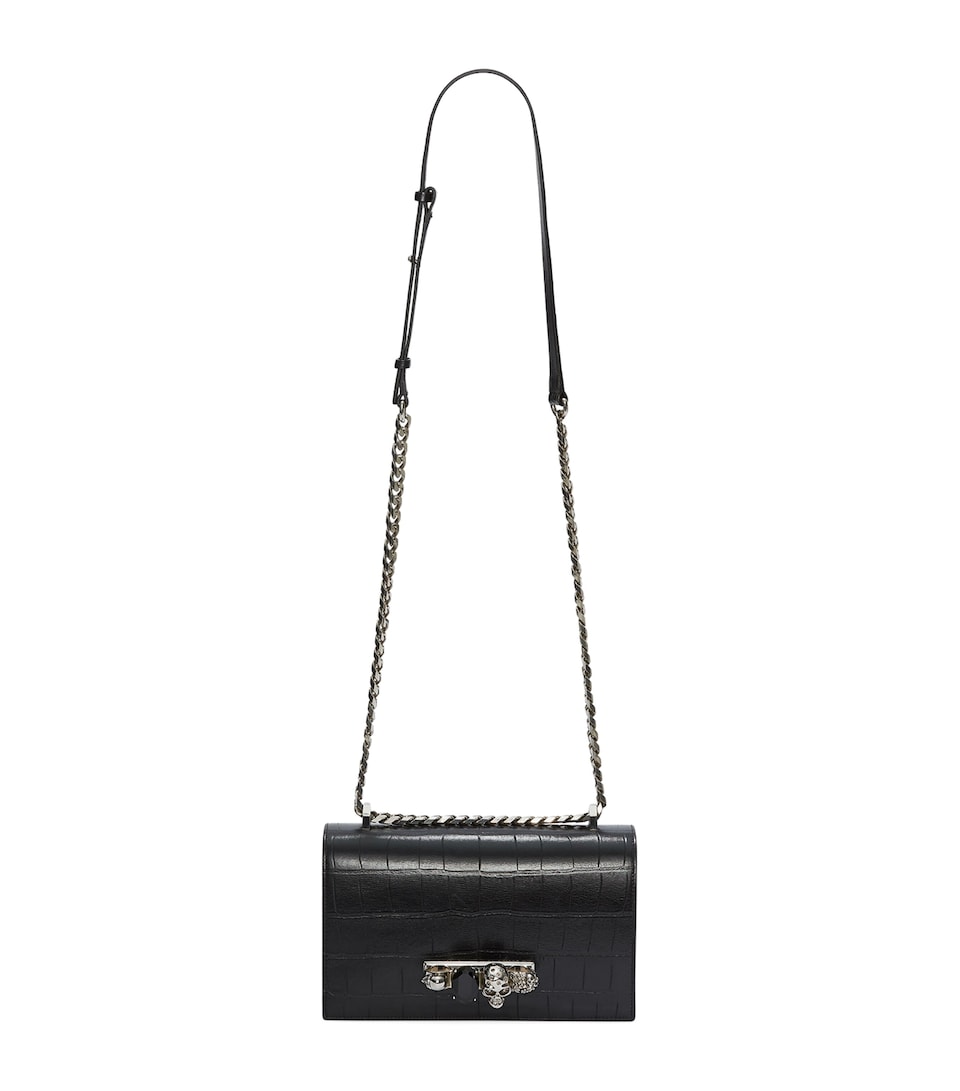 Leather Jewelled Satchel