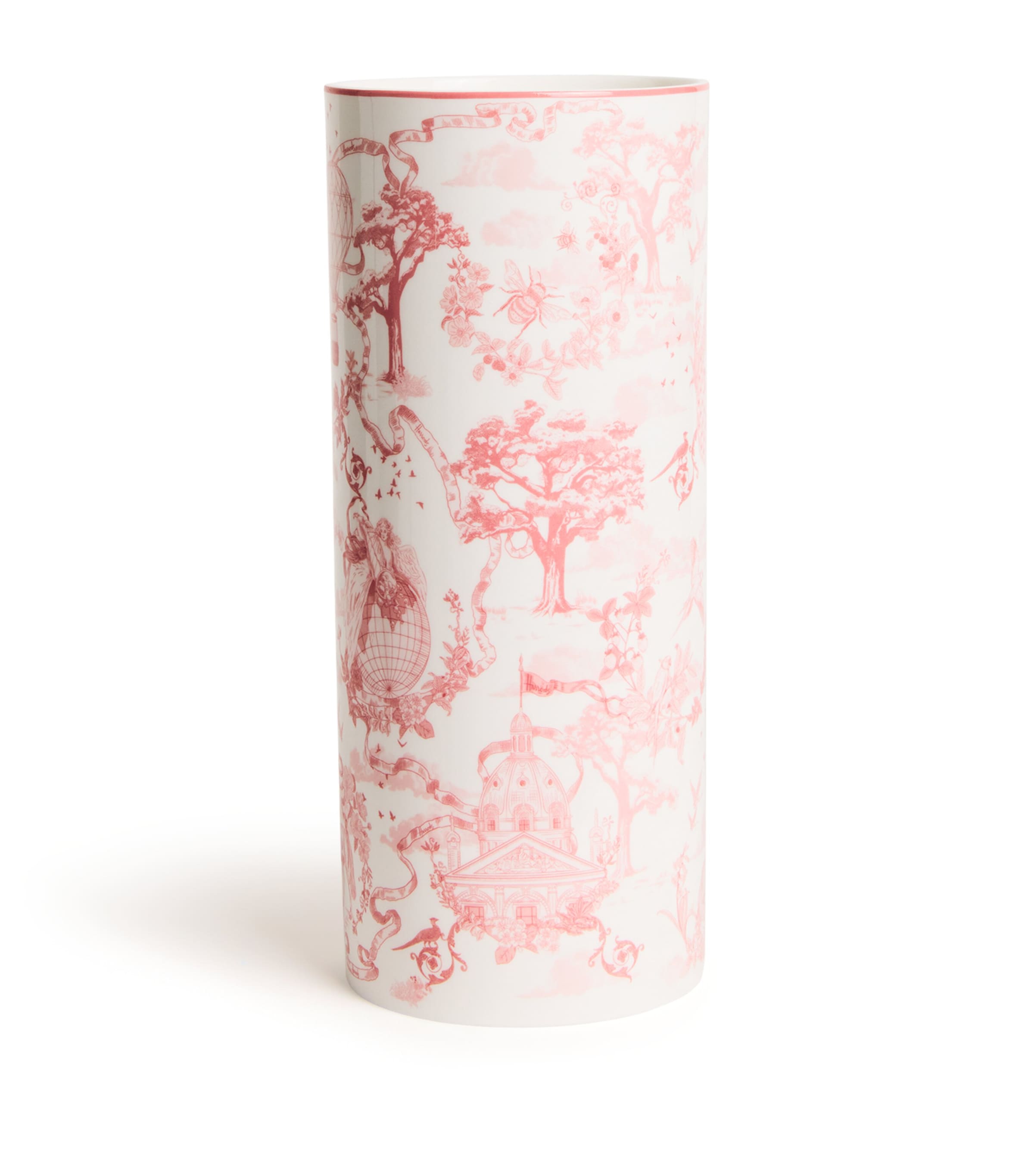 Fine Bone China Toile Vase (28cm)