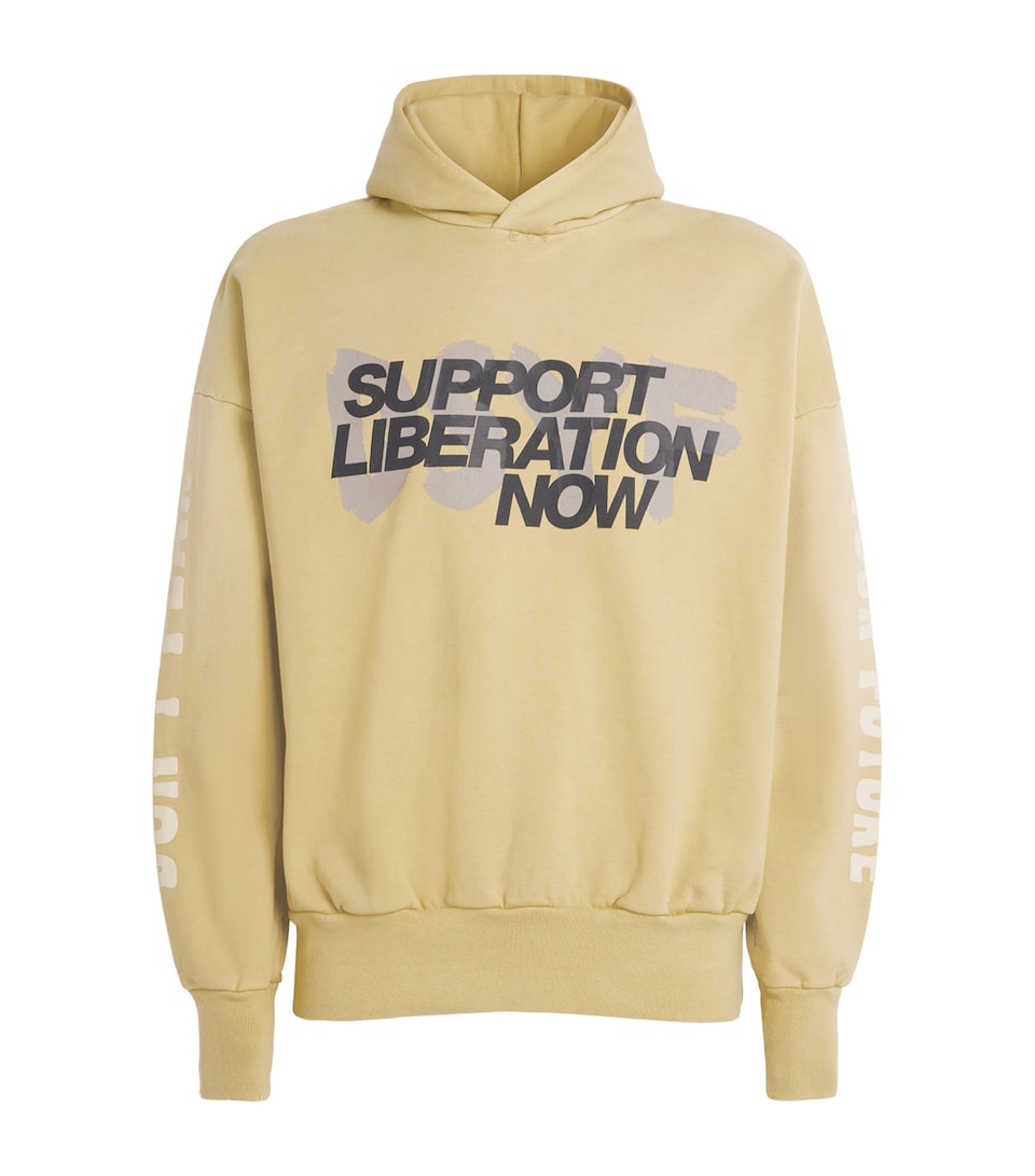 Fear Of God Mens x DSYF Support Liberation Now Hoodie Clay/
