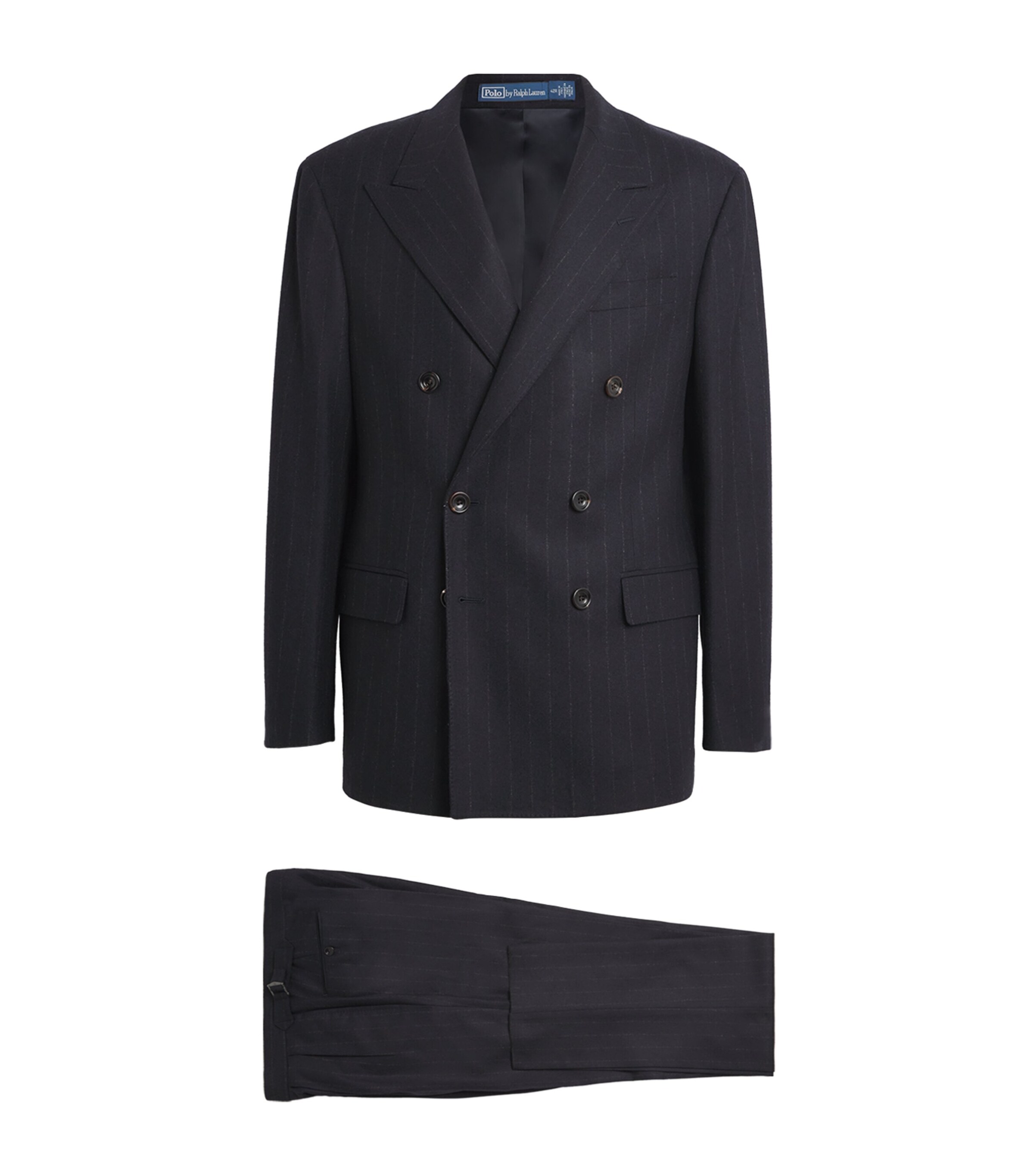Wool Chalk-Stripe 2-Piece Suit