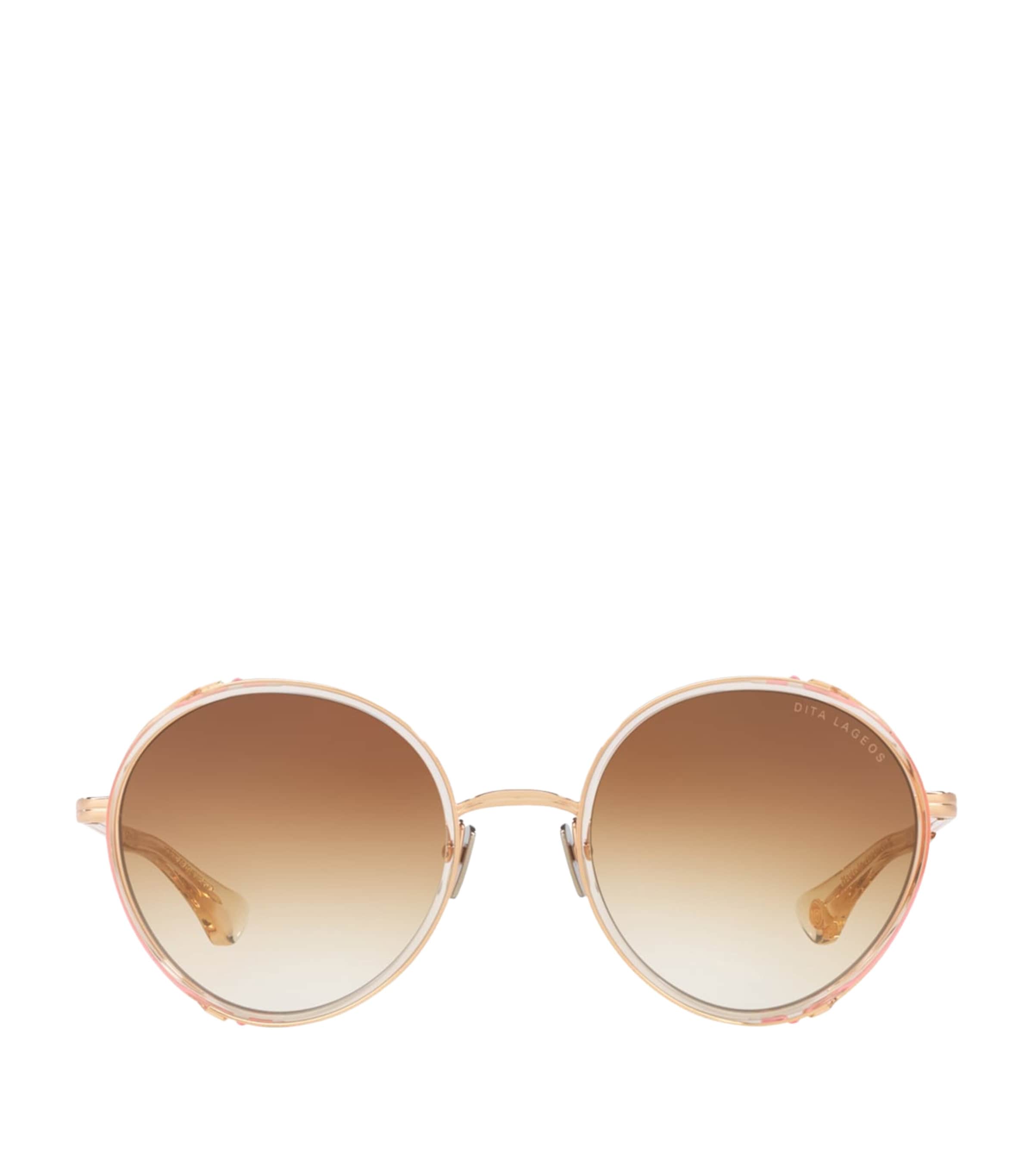 DITA Lageos Round Sunglasses Clear