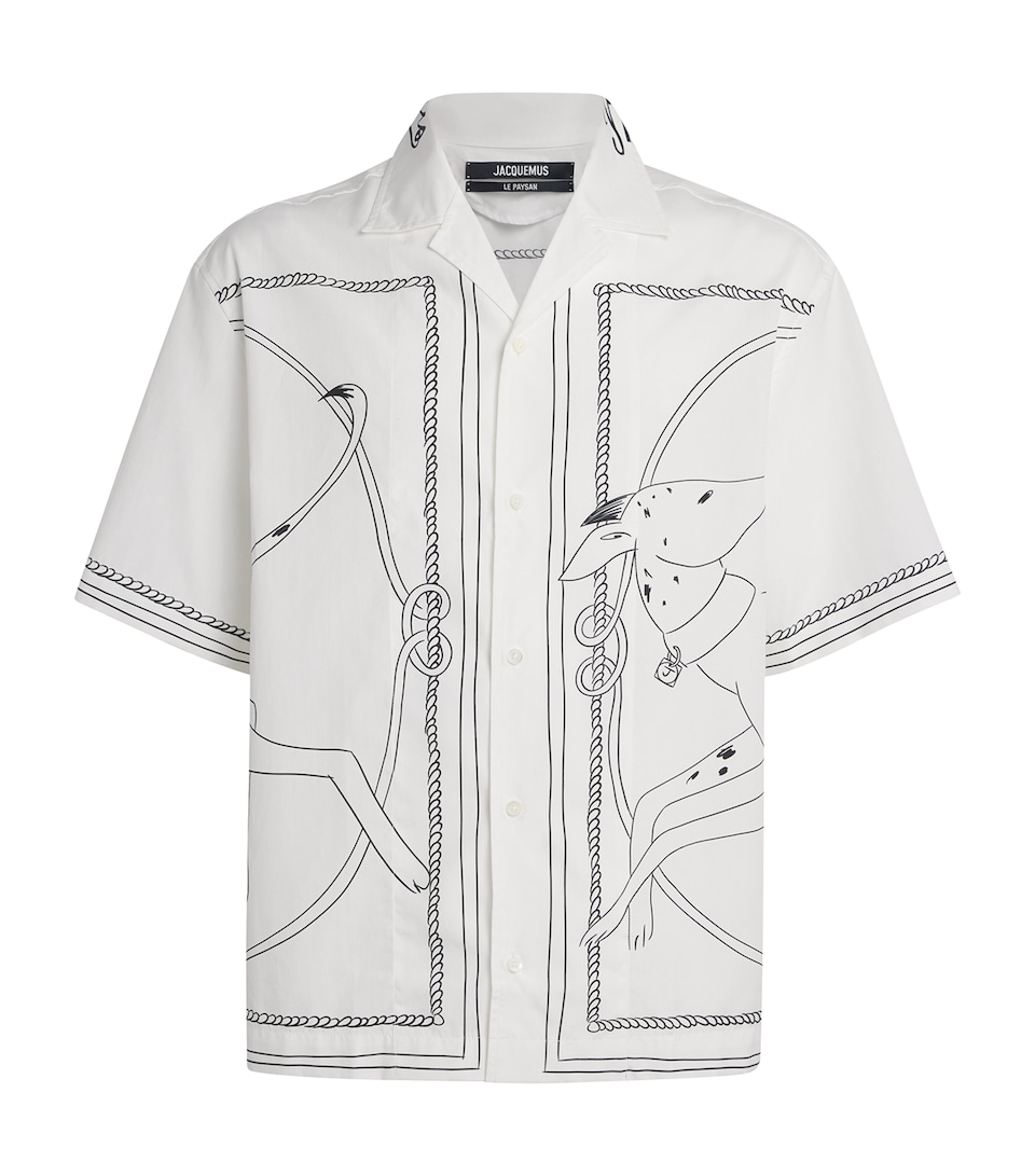 Cotton Illustration Shirt