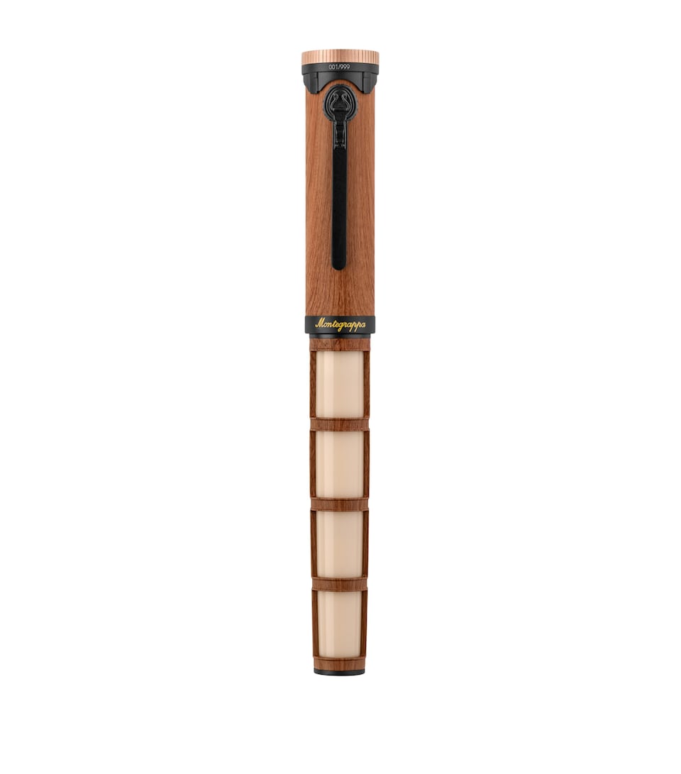 Montegrappa Ode to Bag End Rollerball Pen Brown/beige/red