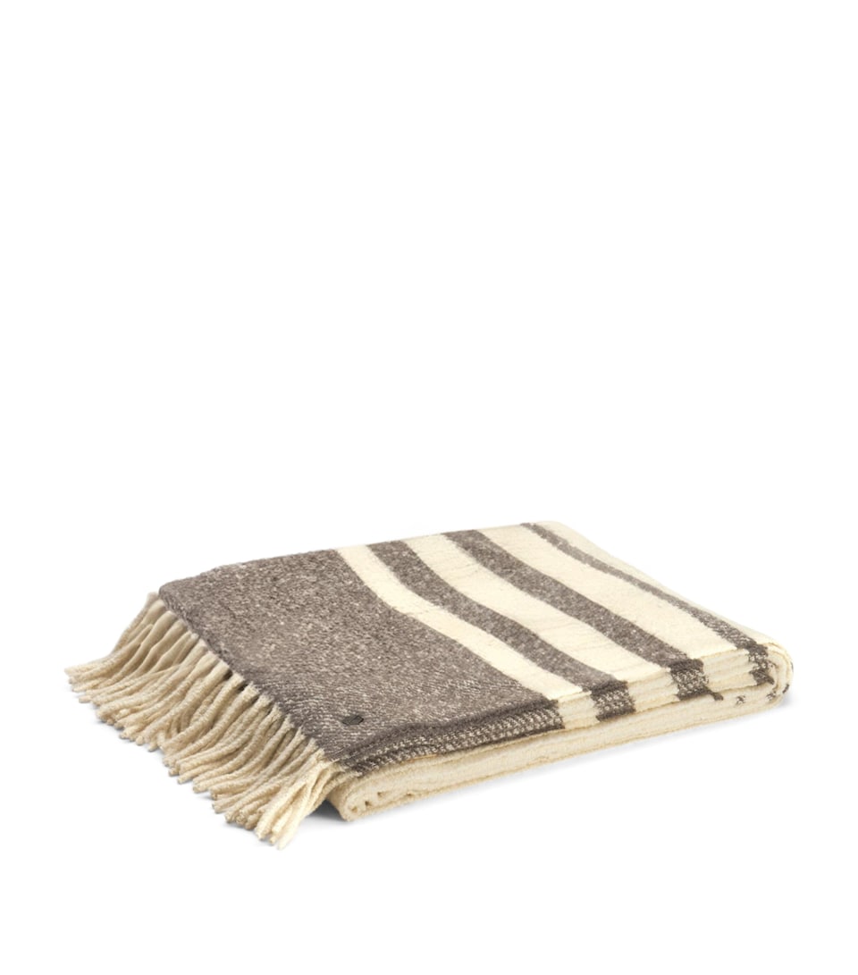Weich Alpaca Wool-Silk Plaid Mullida Blanket (220cm x 150cm) Multu