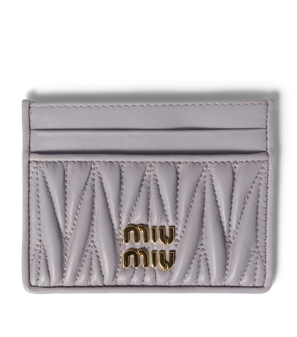 Matelassé Nappa Leather Card Holder