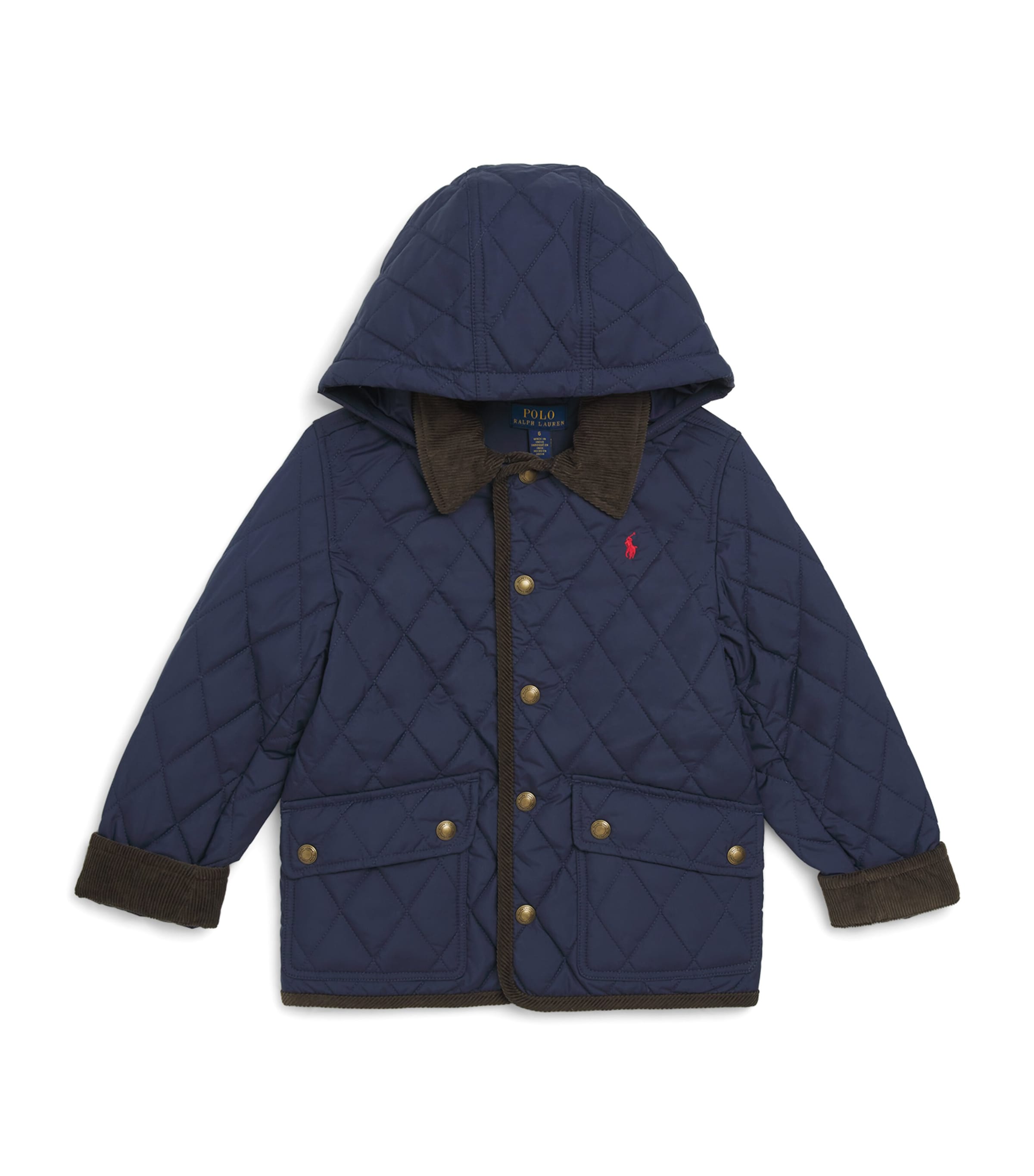 Ralph Lauren Kids Quilted Barn Jacket (6 Years) Navy