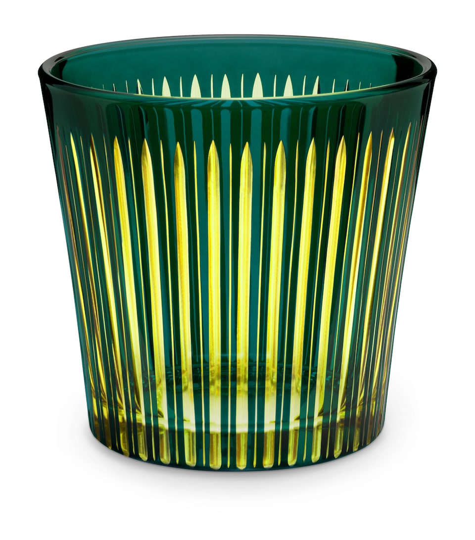 L'Objet Prism Ice Bucket and Tongs Set Green