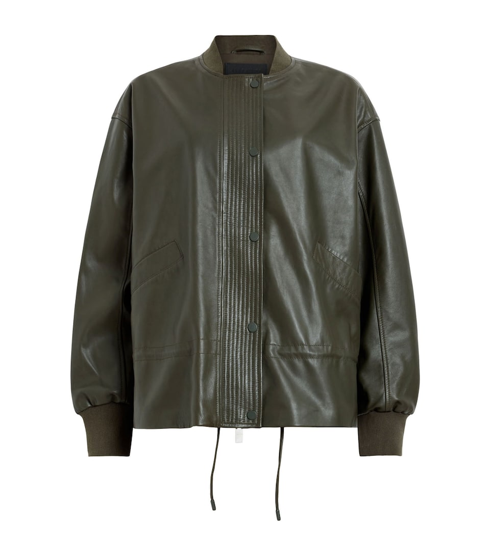 Leather Sofi Bomber Jacket
