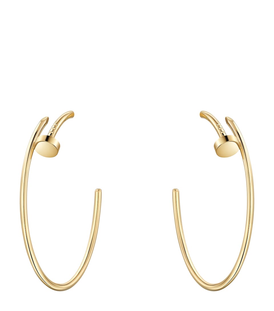 Cartier Yellow Gold Juste un Clou Hoop Earrings Yellow Gold
