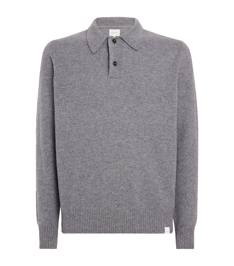 Merino Lambswool Polo Sweater