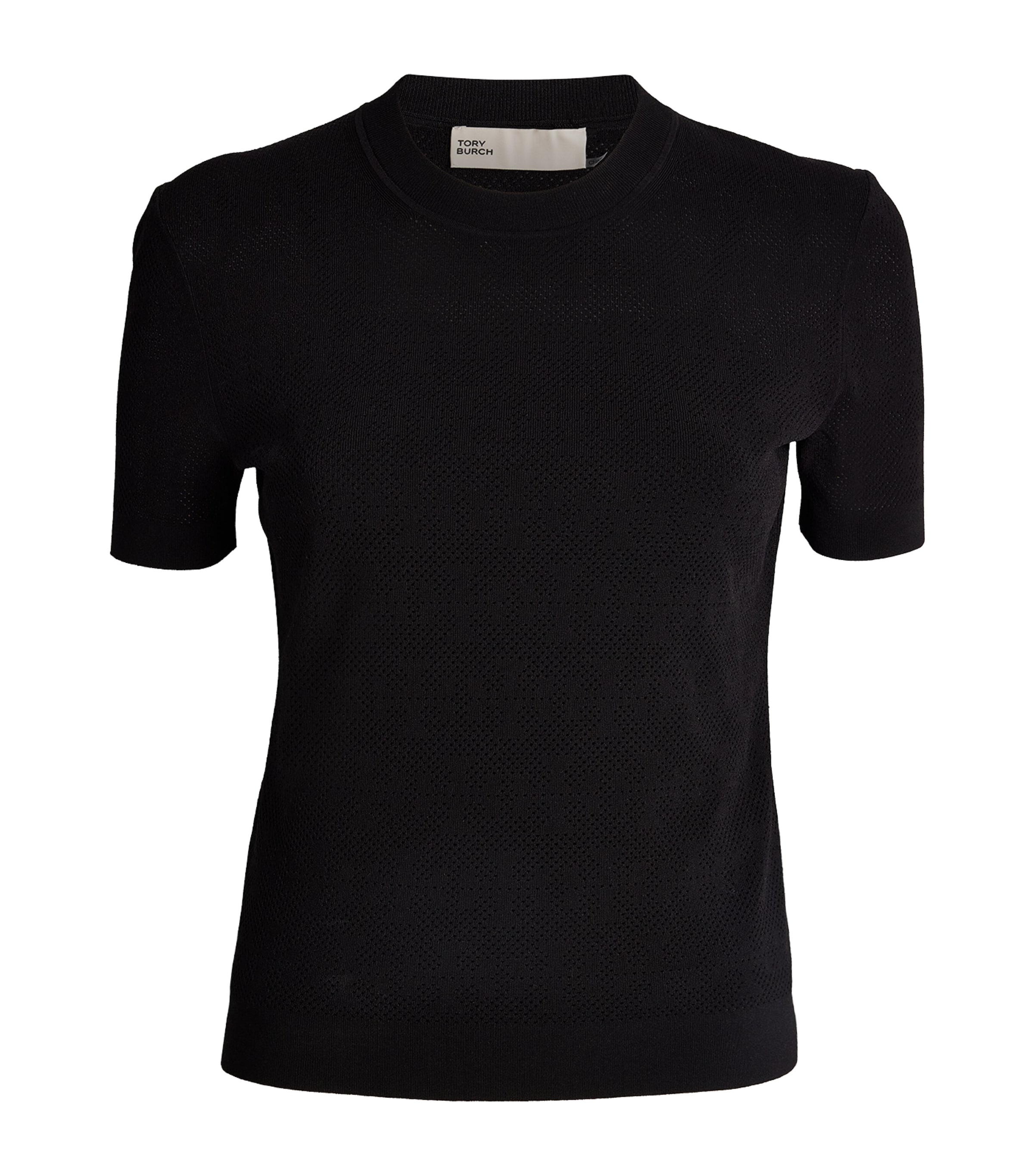 Issey Miyake Black Semi-Sheer Chiffon Twist Top | Harrods UK
