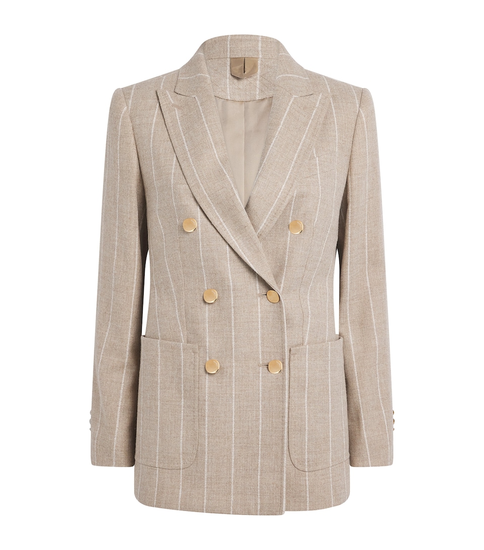 Wool-Blend Stripe Sartoriale Blazer