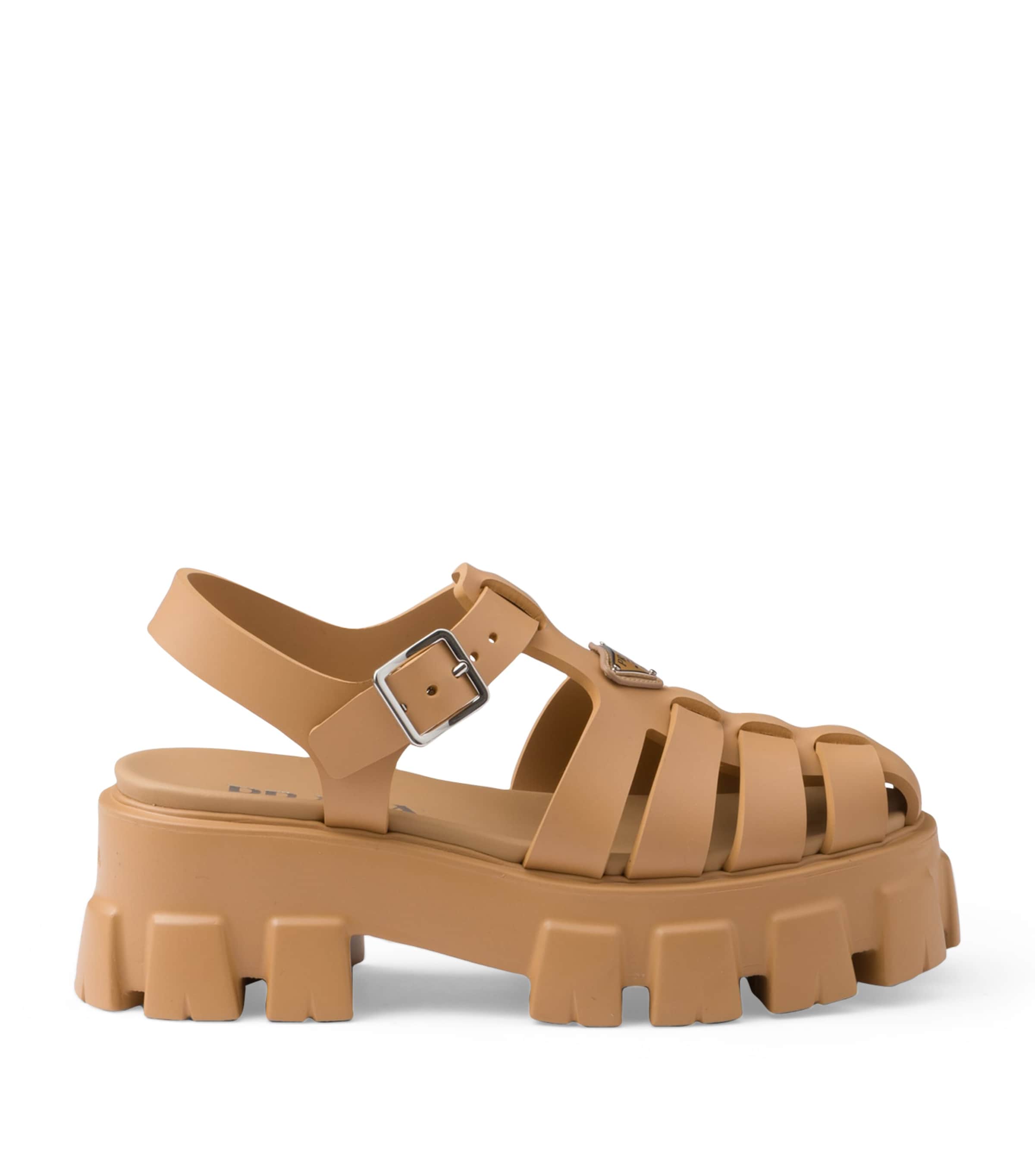 Rubber Platform Sandals 55