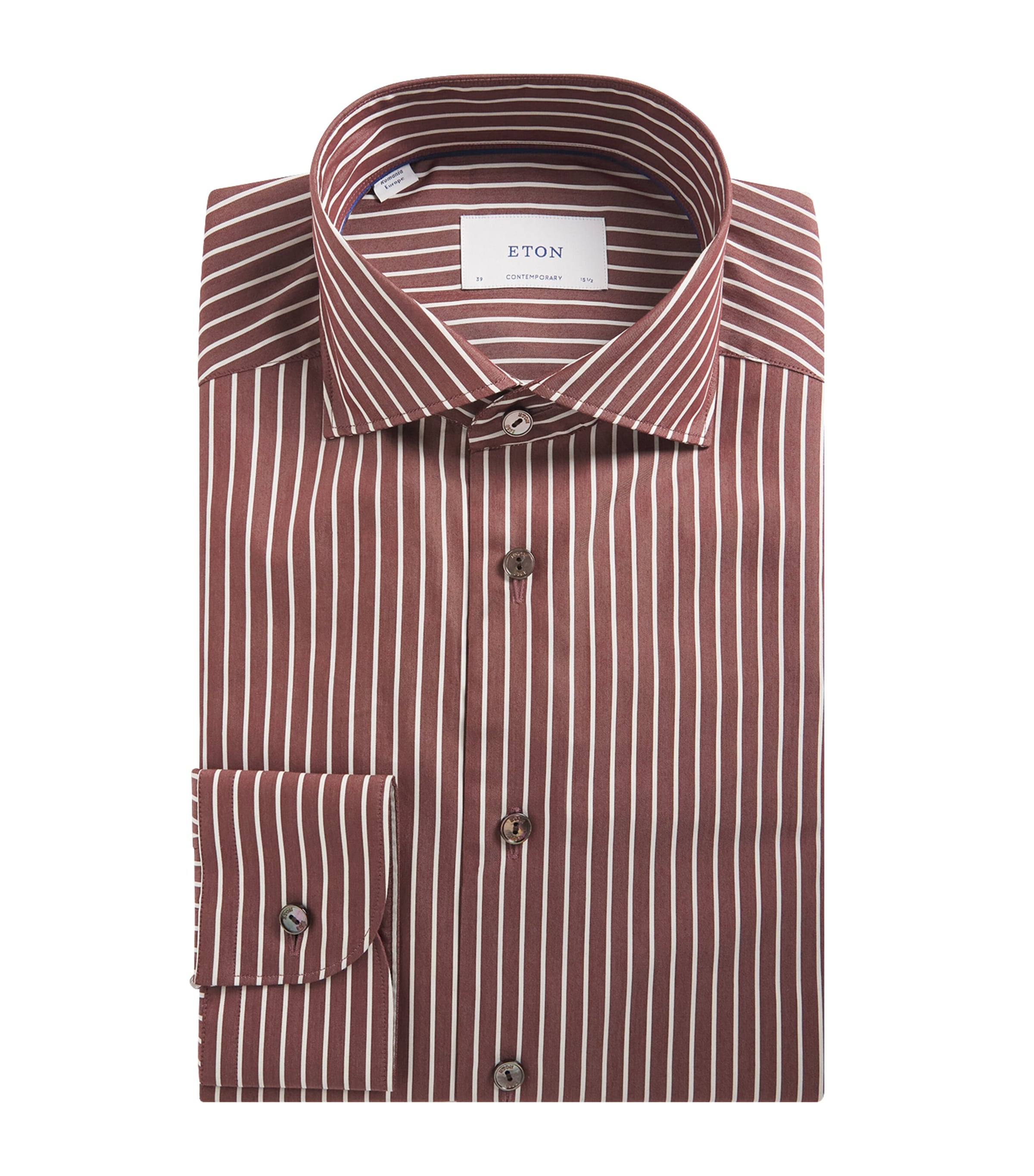 Cotton-Silk Stripe Shirt