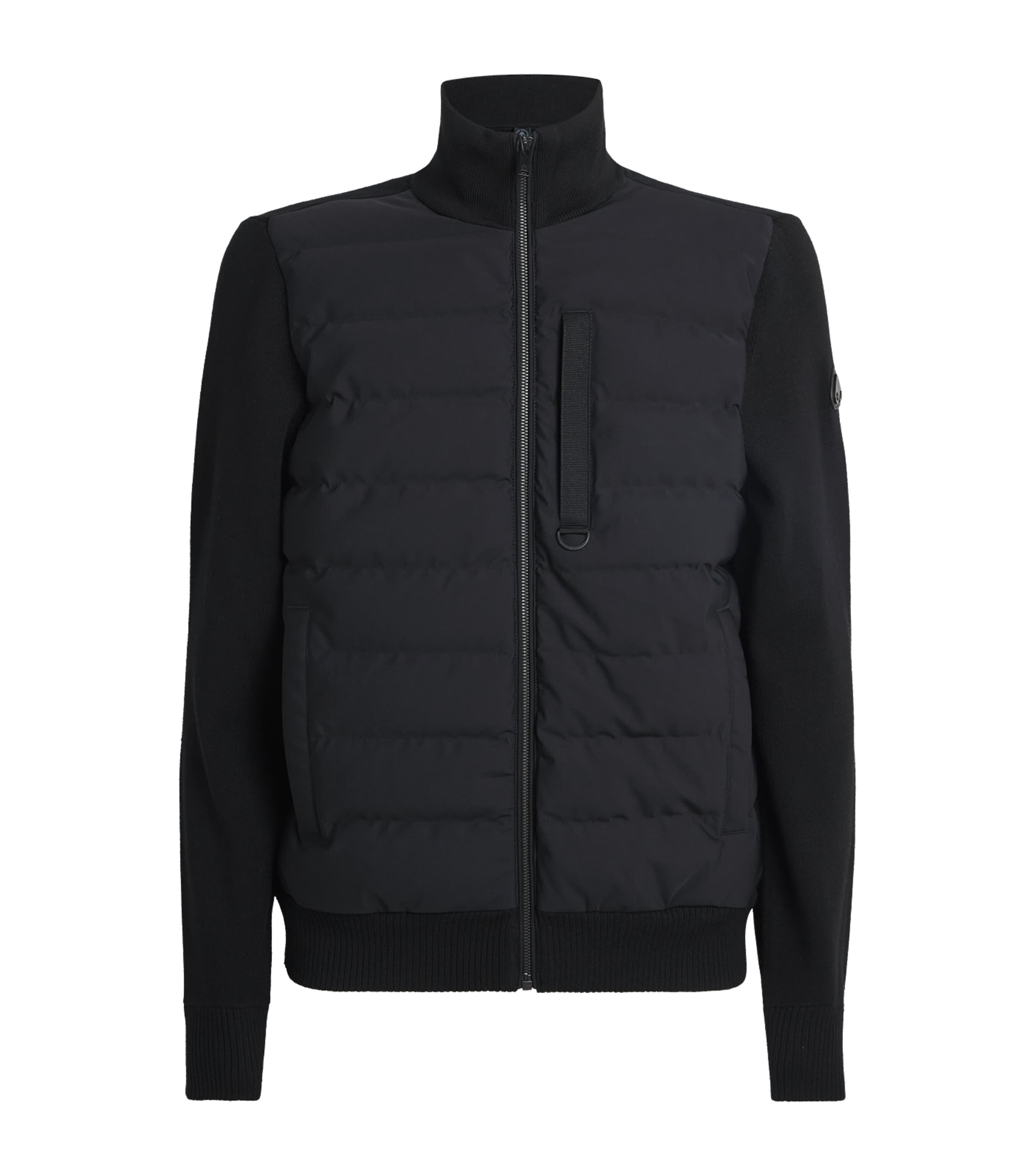 Moose Knuckles Mens Kamet Hybrid Jacket Black