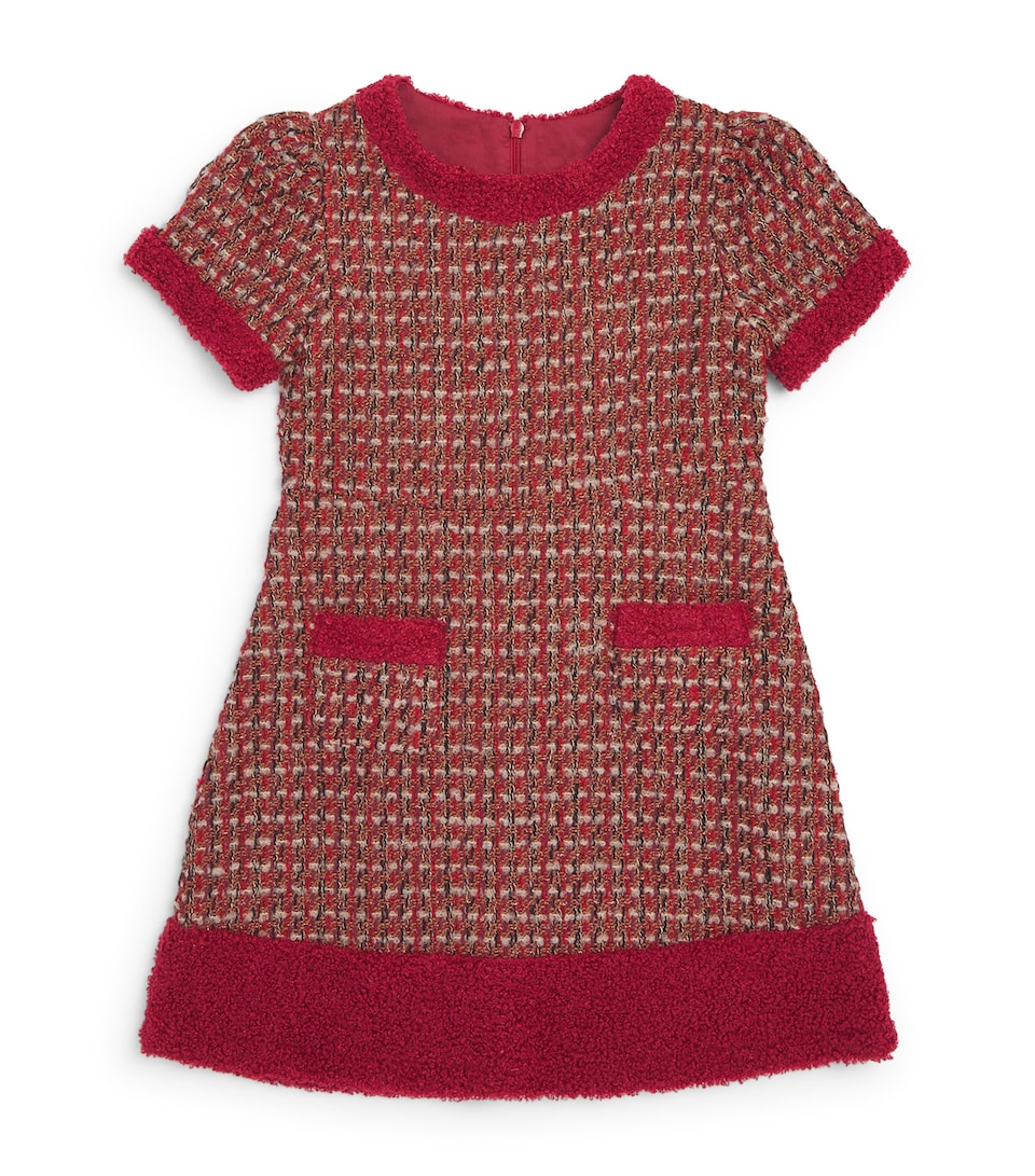 Patachou Tweed Short-Sleeve Dress (2-14 Years) Tweed