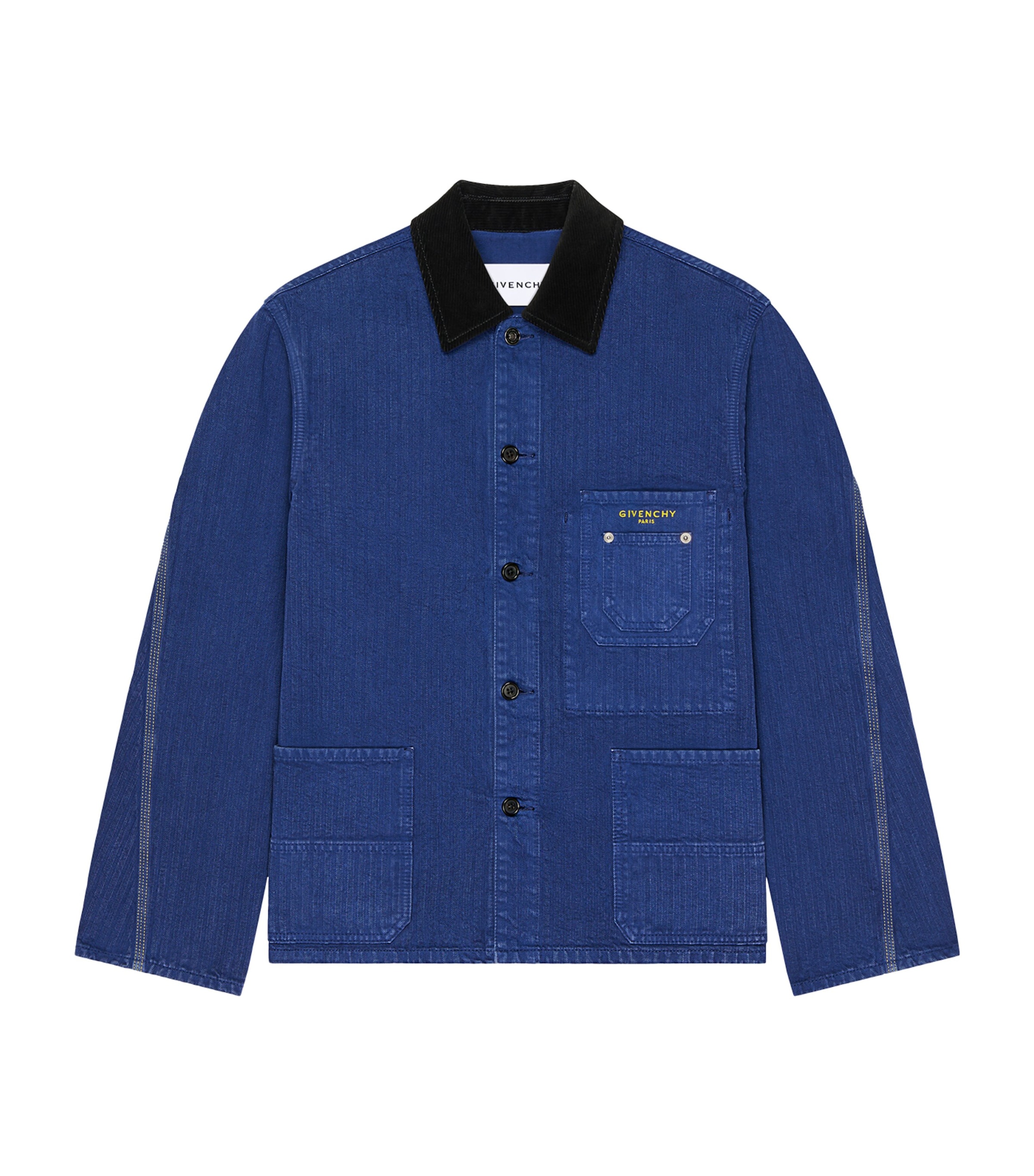 Givenchy Mens Herringbone Denim Jacket