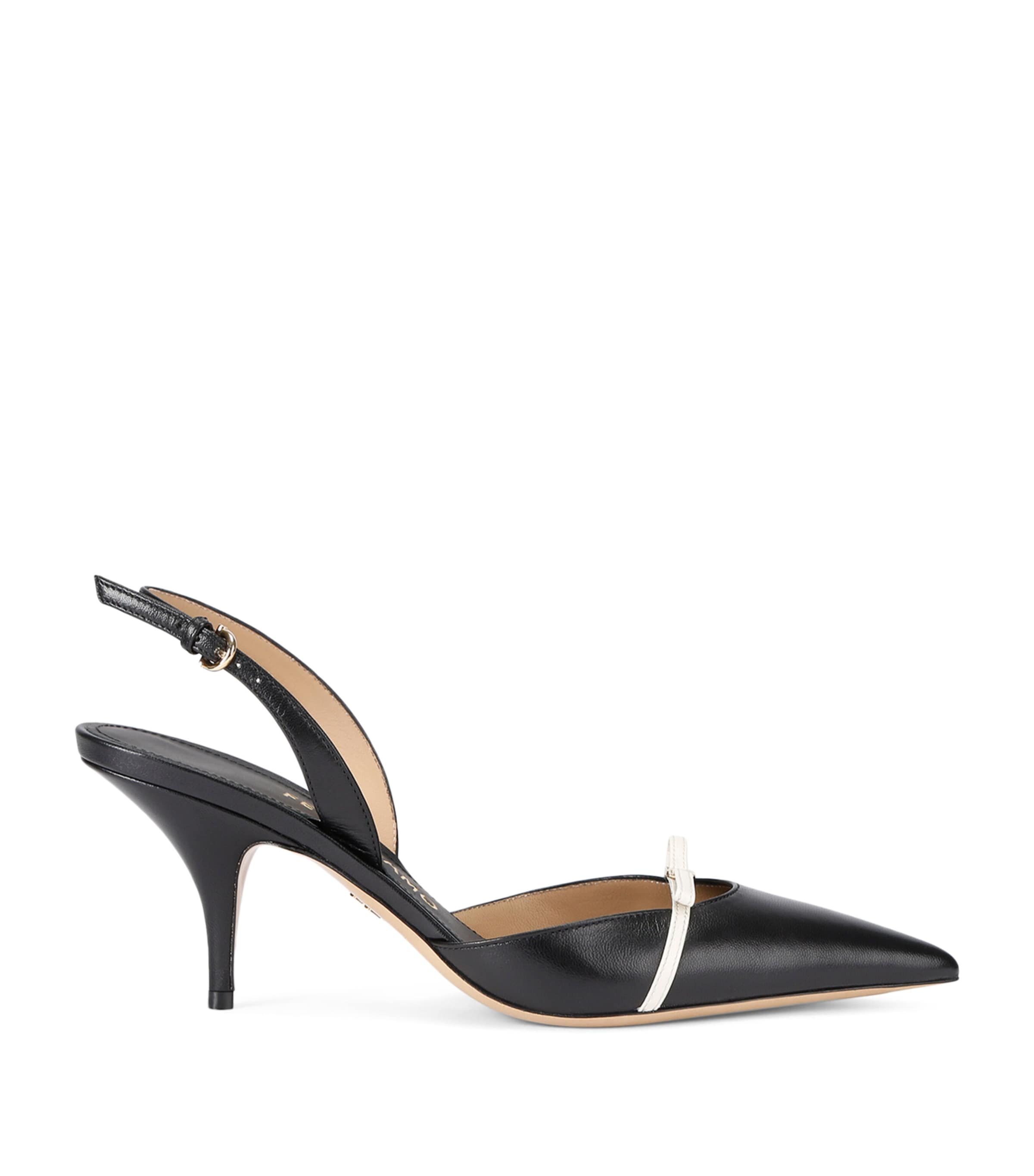 Leather Gylla Slingback Heels 70