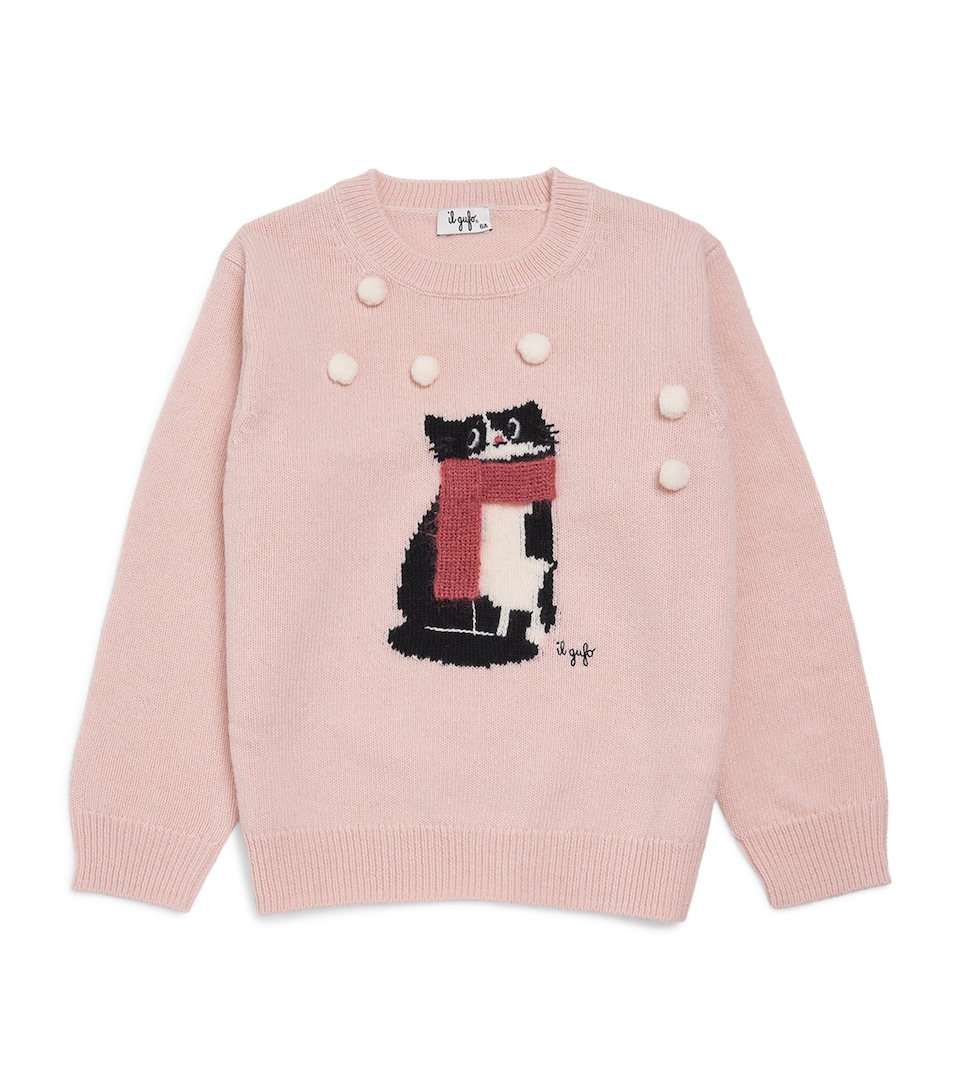 Virgin Wool Cat Sweater (6 Years)