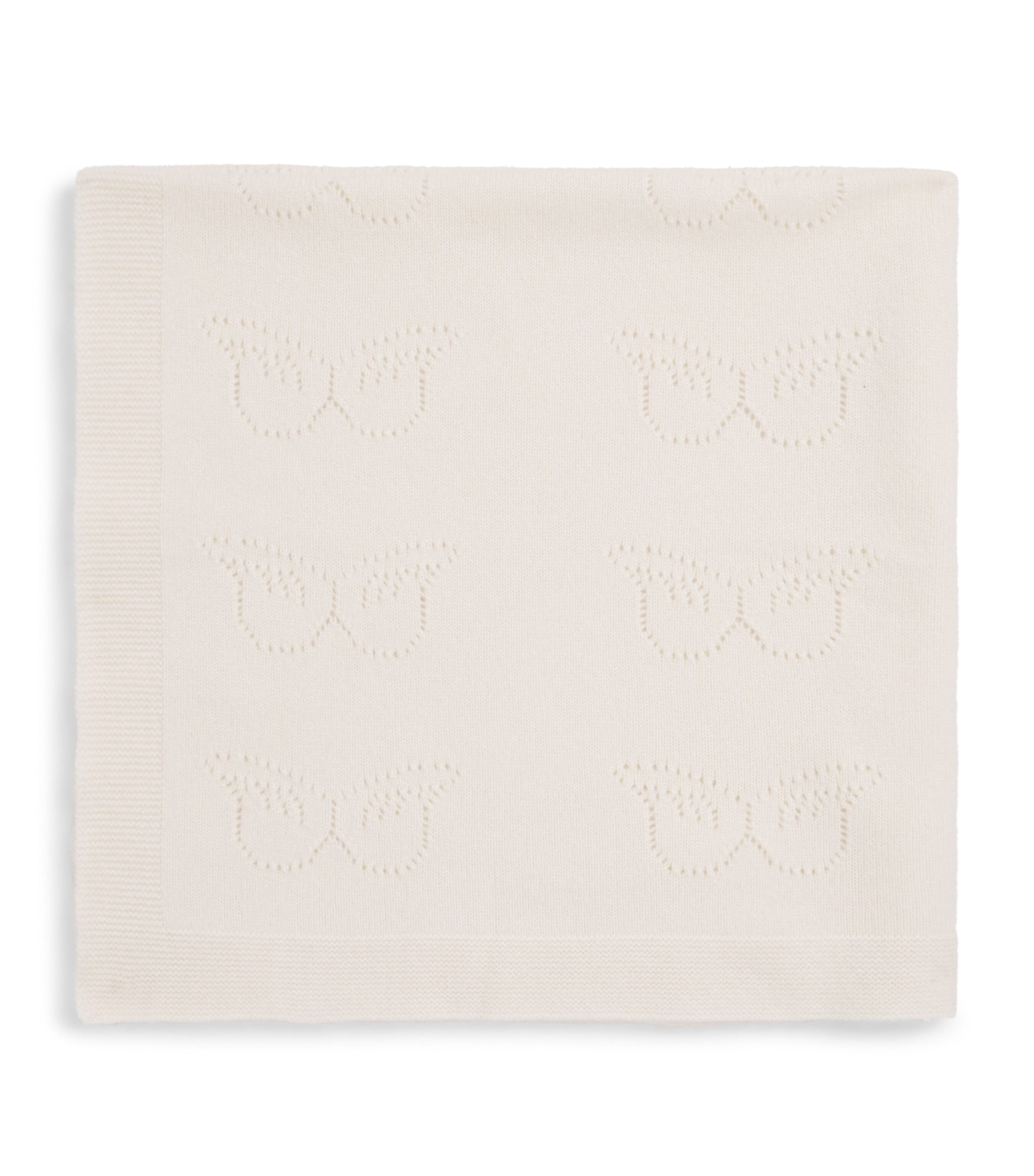 Marie-Chantal Cashmere Angel Wing Blanket (80cm x 80cm) Ivory
