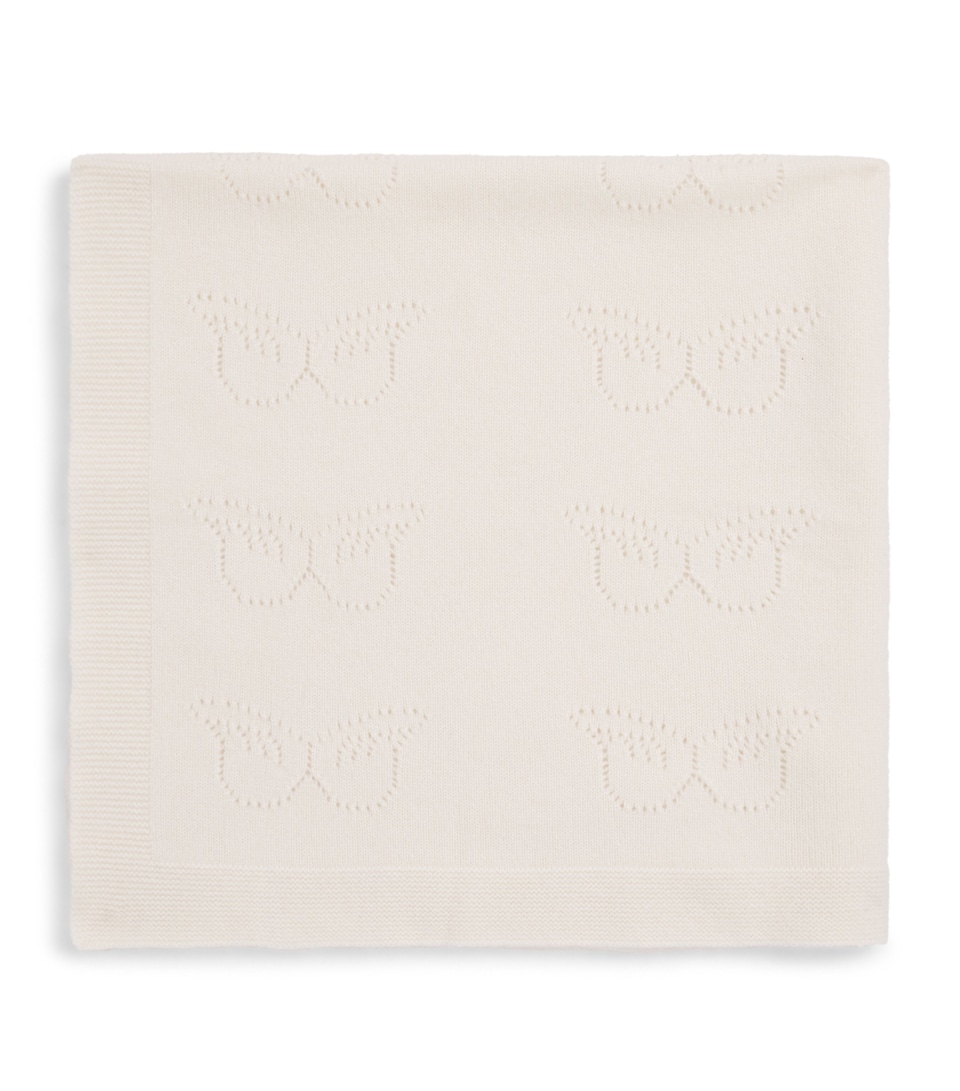 Marie-Chantal Cashmere Angel Wing Blanket (80cm x 80cm) Ivory