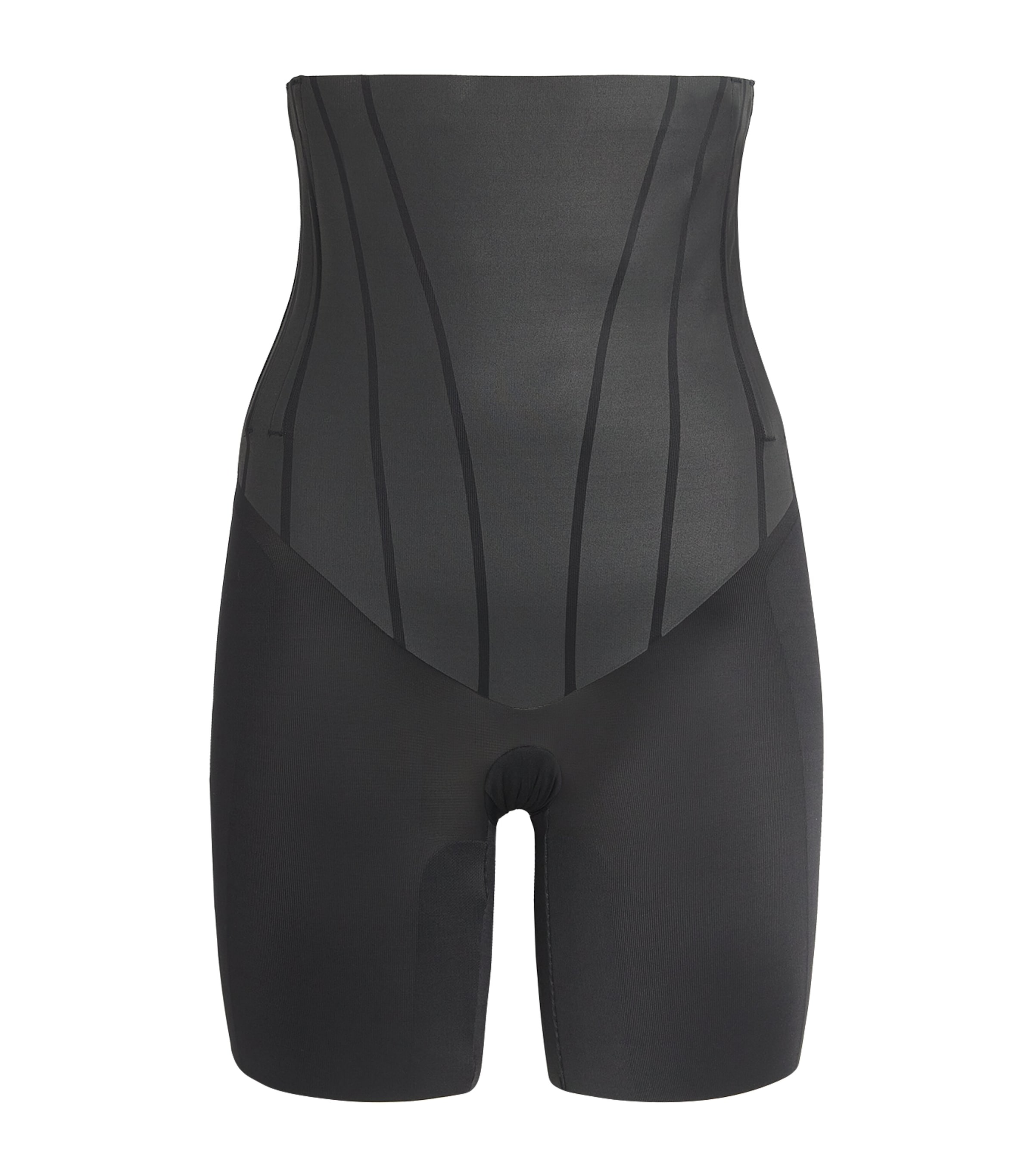 SPANX Womens SPANXsupersculpt TotalContour High-Waisted Mid-Thigh Short Very Black