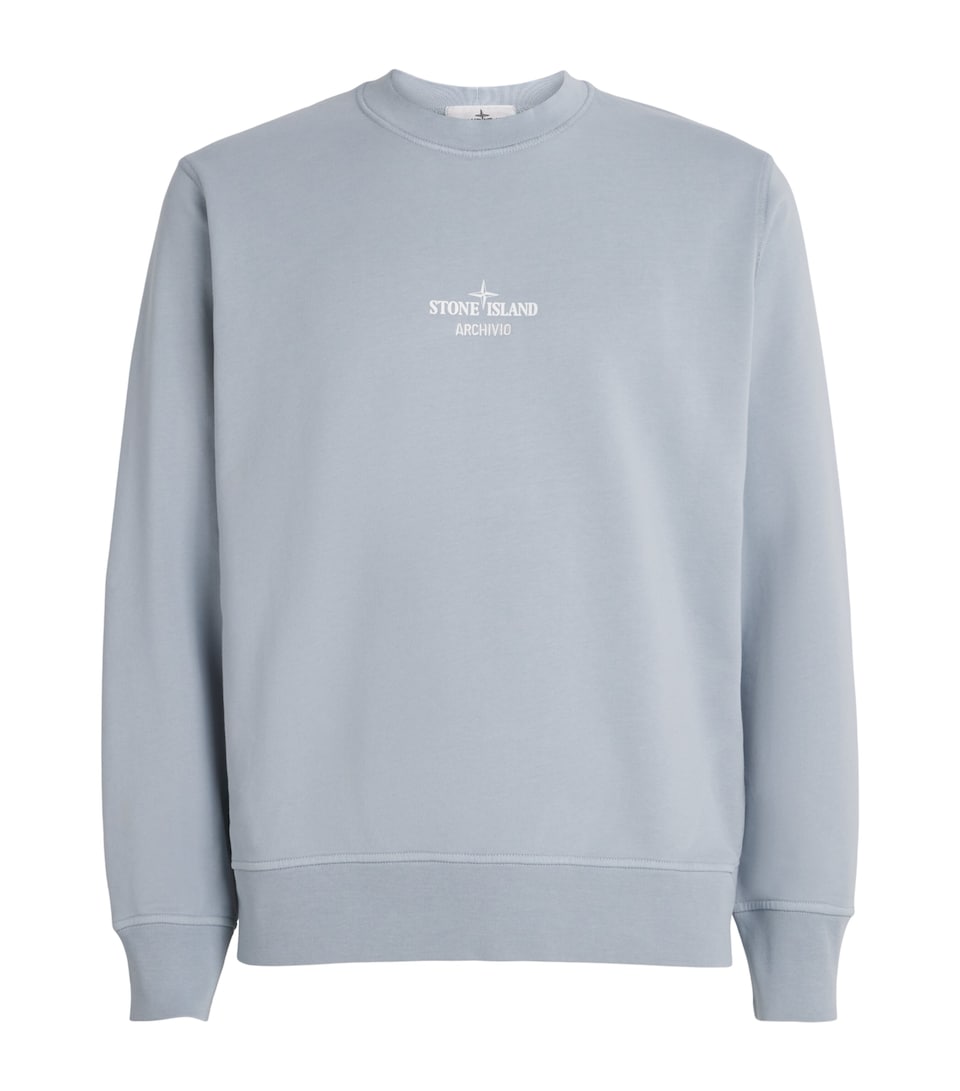 Stone Island Mens ARCHIVIO Logo Sweatshirt