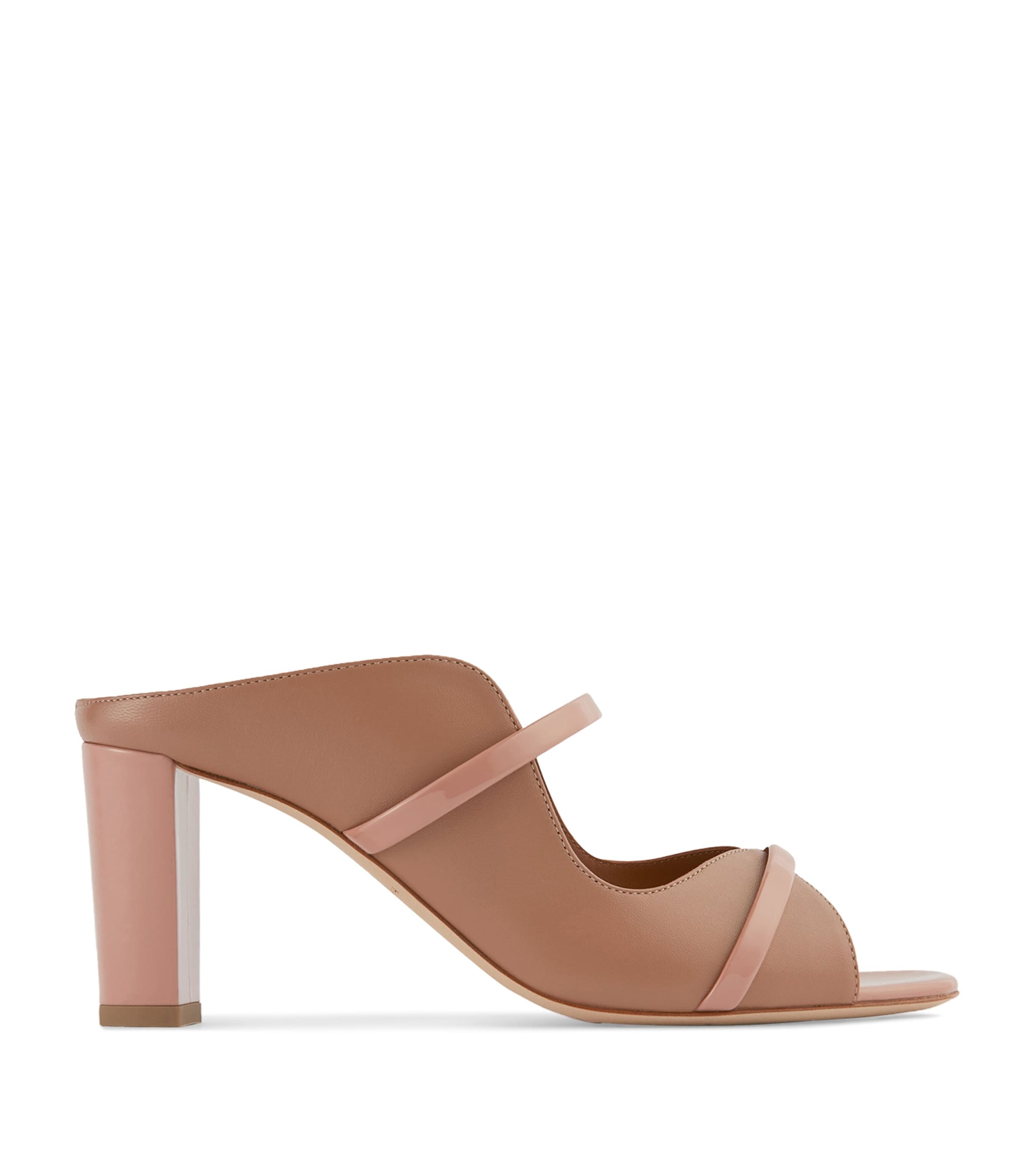 Malone Souliers Leather Norah Heeled Sandals 70 Blush