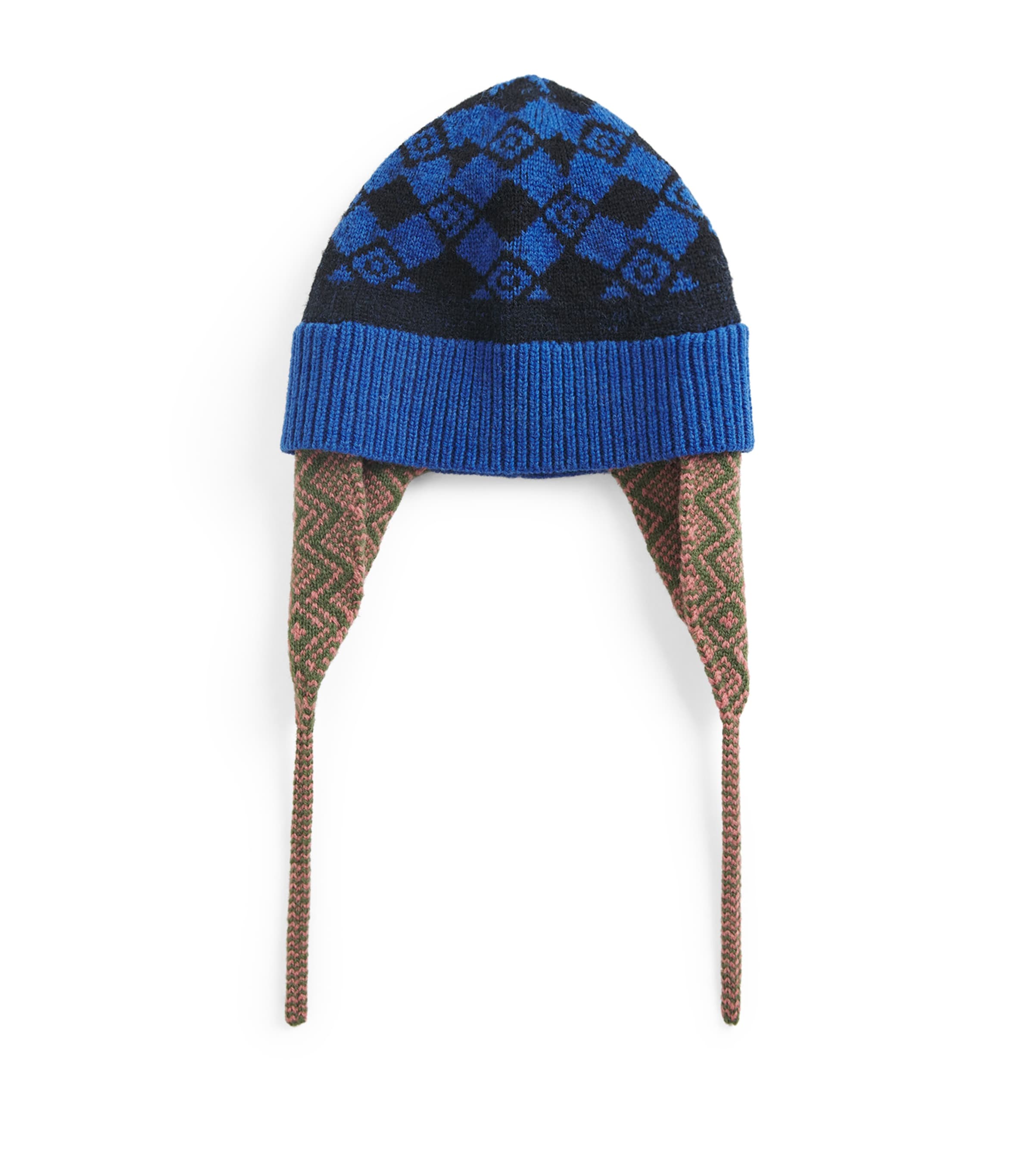 DRIES VAN NOTEN Wool Jacquard Hat King