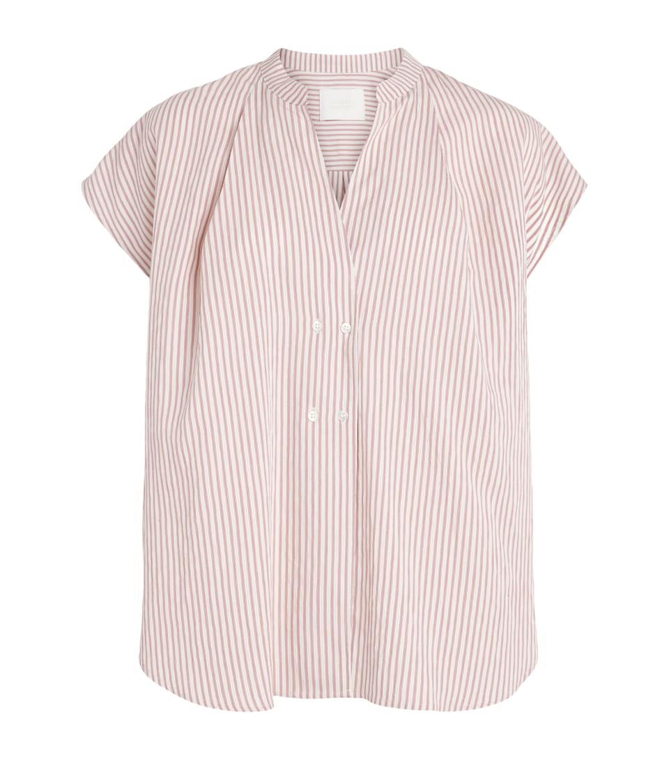 Citizens of Humanity Womens Stripe Penelope Blouse Raspberry Stripe