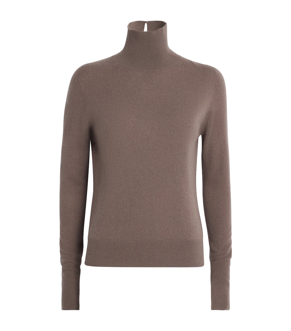 Cashmere-Blend Rollneck Sweater