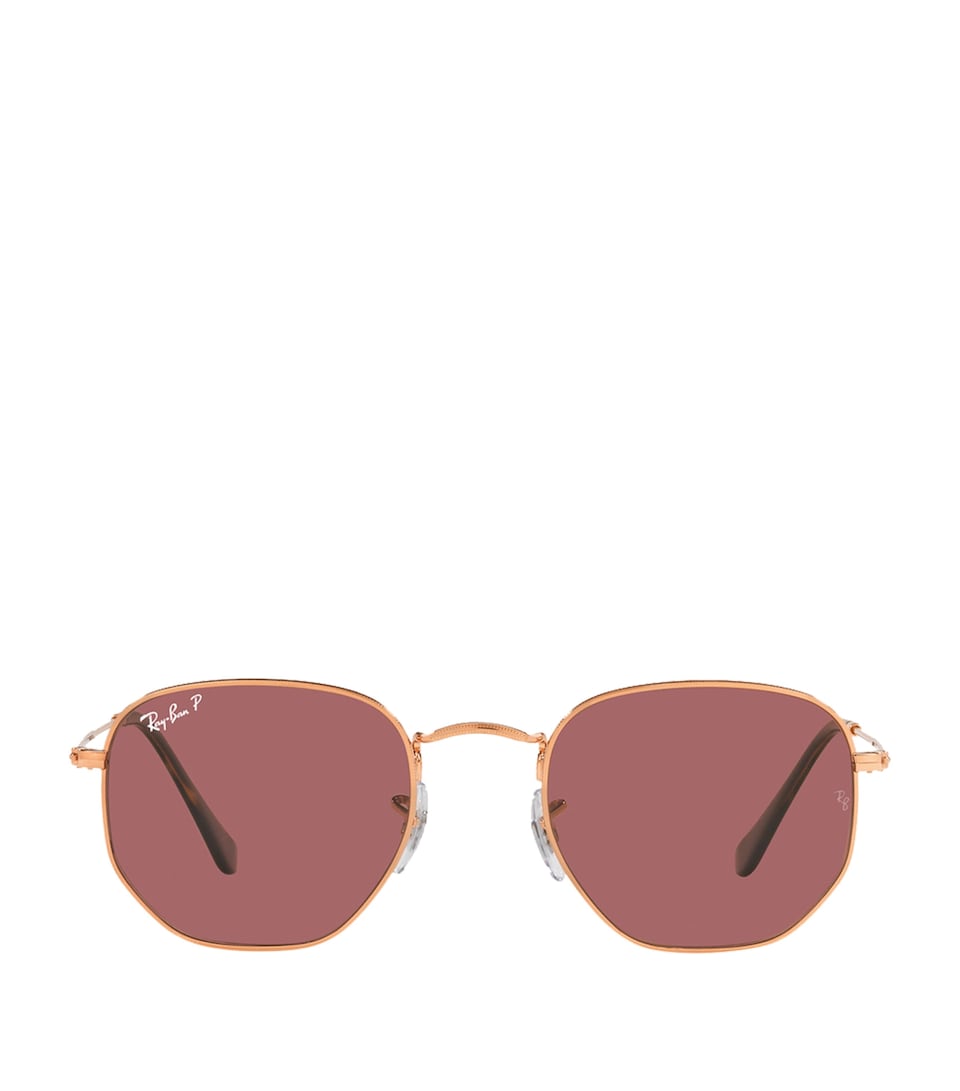 Ray-Ban RB3548N Hexagonal Flat Lenses Irregular Sunglasses