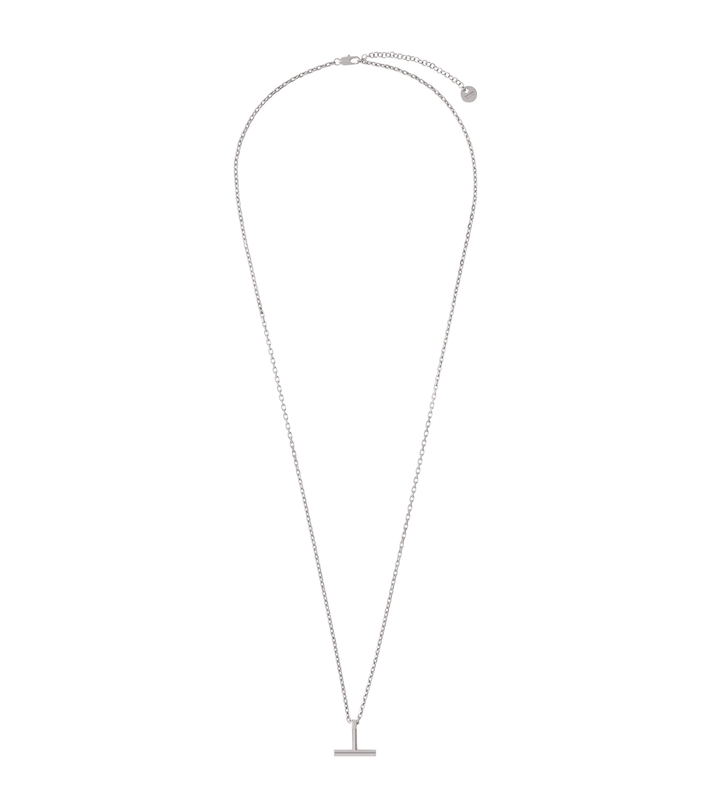 Sterling Silver ‘T’ Necklace