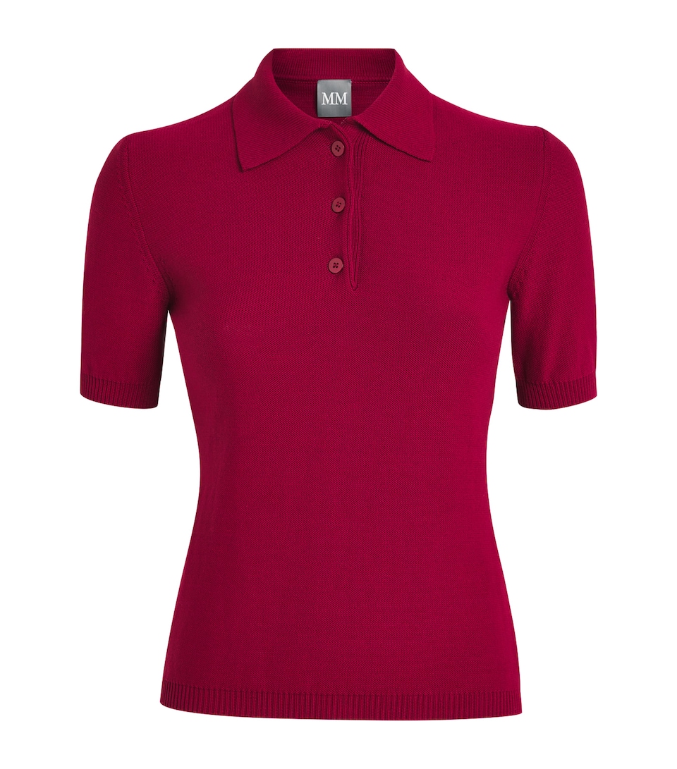Stretch-Cotton Knitted Polo Shirt