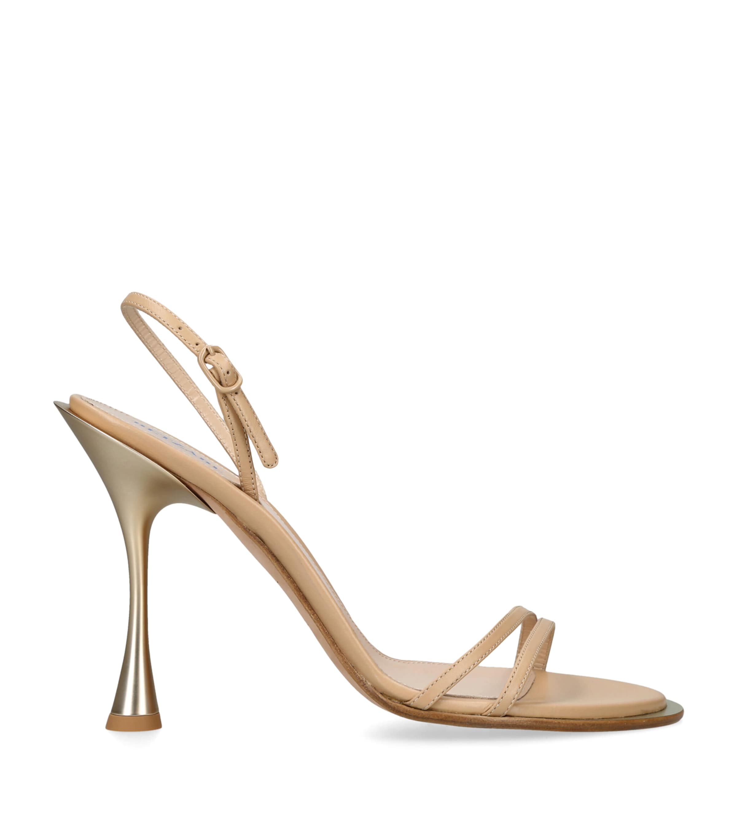 BETZÁBE Leather Bianca Slingback Sandals 100 Blush